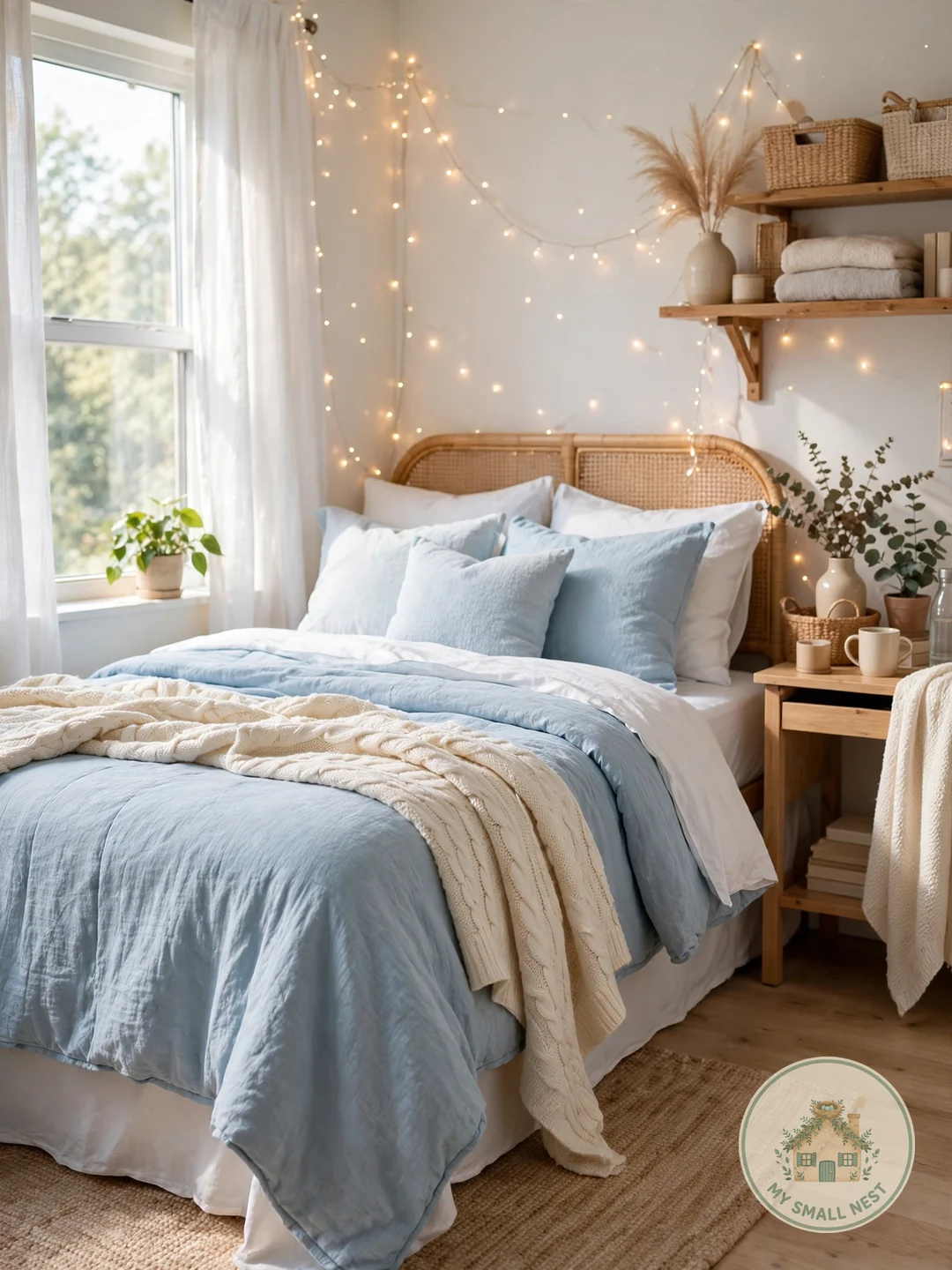 Go Soft Powder Blue - blue dorm rooms