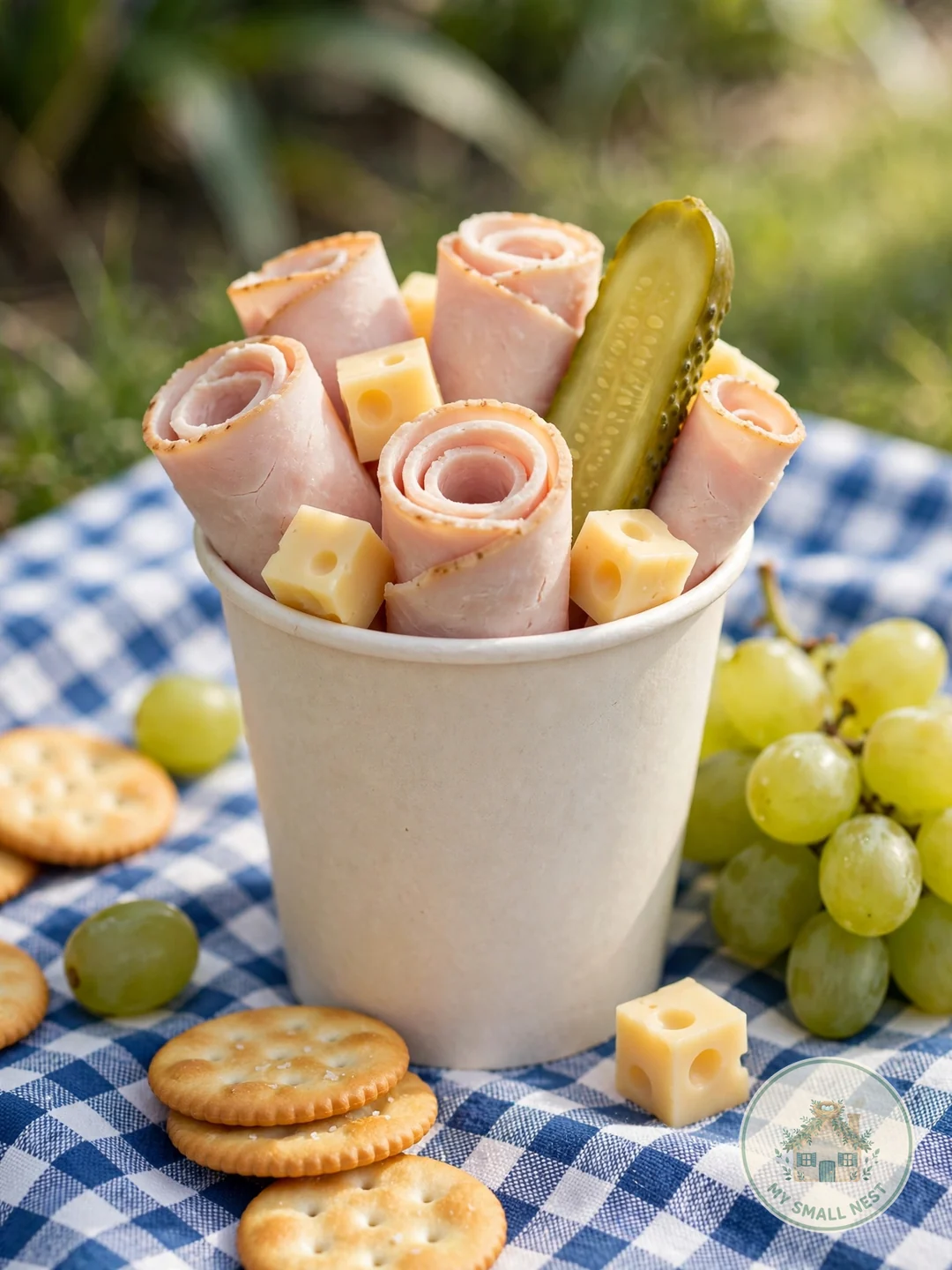 Mini Picnic Cups - charcuterie cup ideas