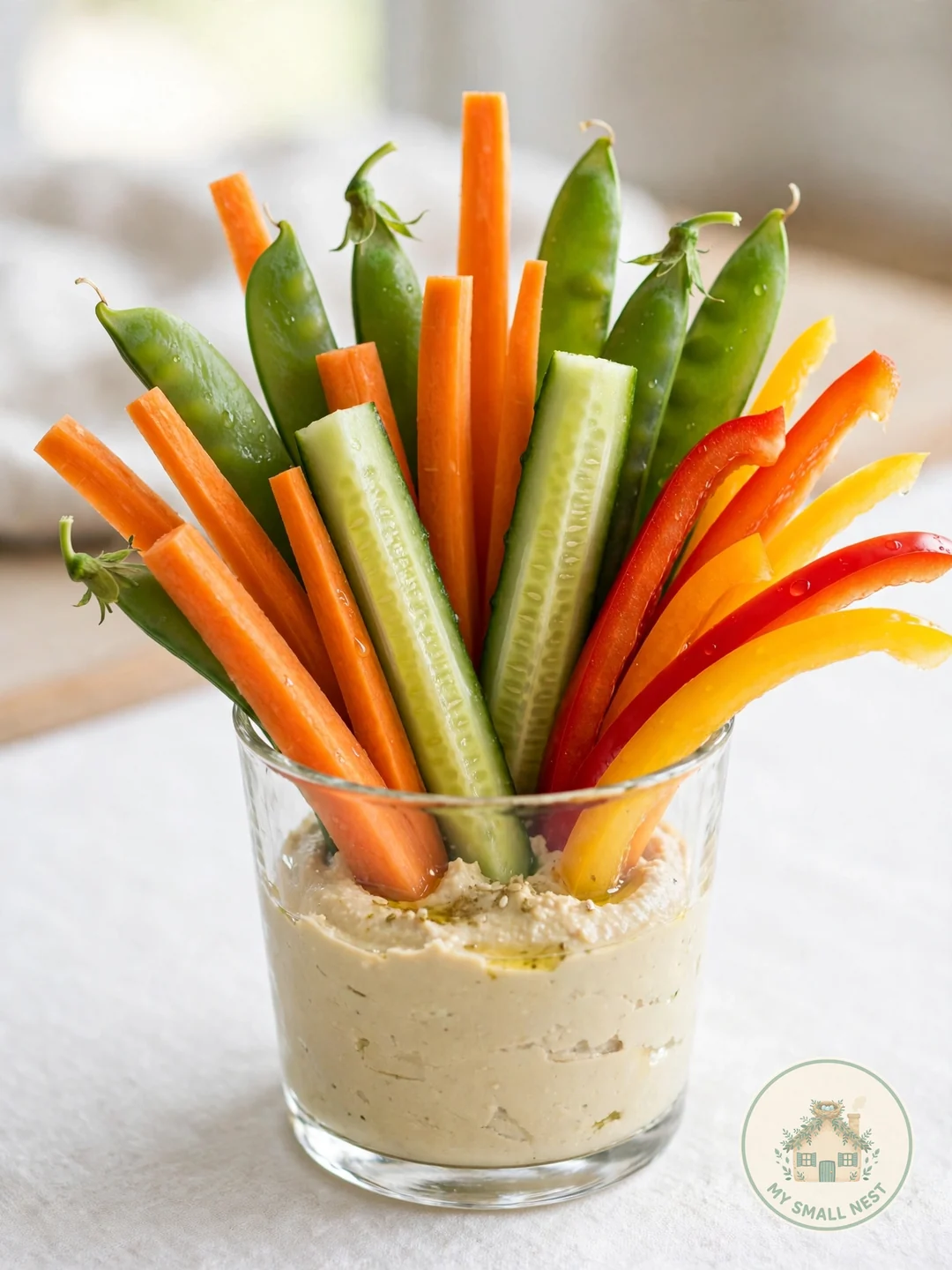Veggie and Dip Cups - charcuterie cup ideas