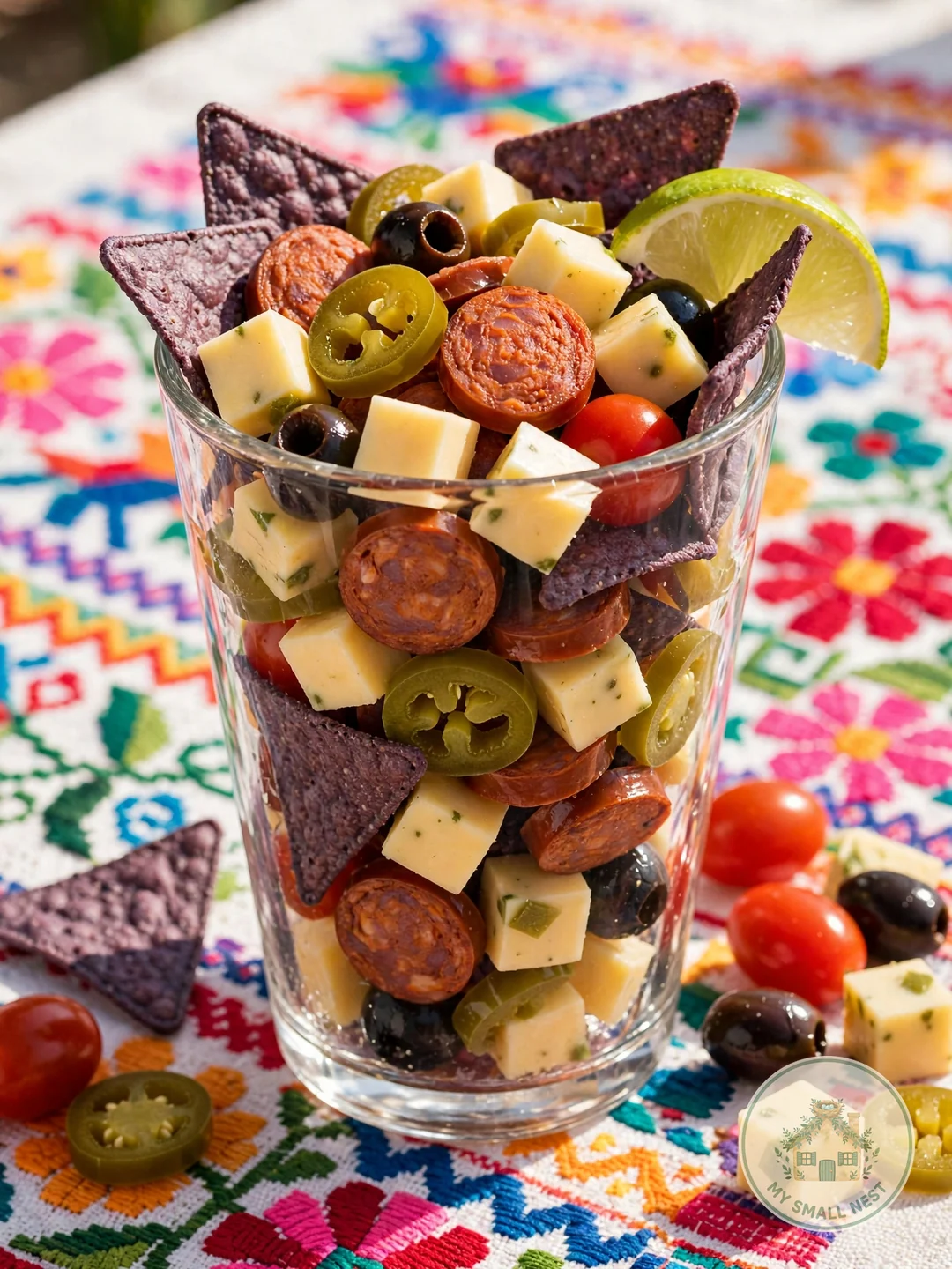 Spicy Southwest Cups - charcuterie cup ideas
