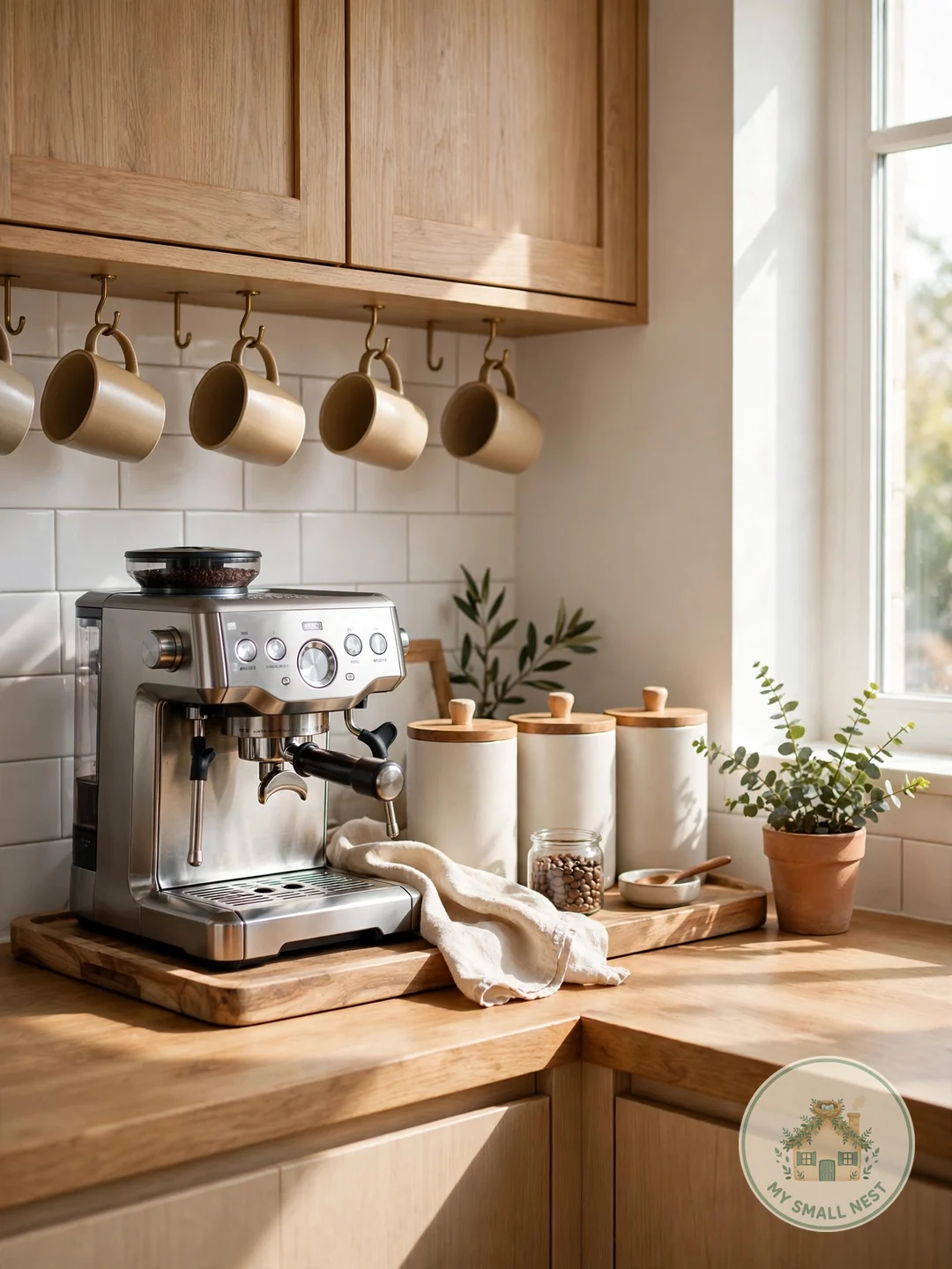 Claim a Corner of the Counter - coffee bar ideas