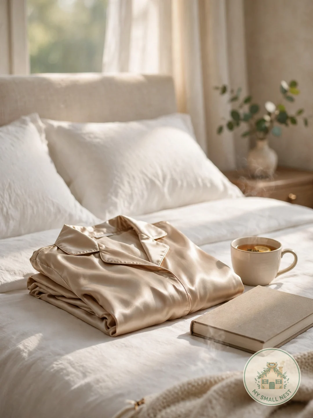 A Silk Pajama Set - college graduation gifts