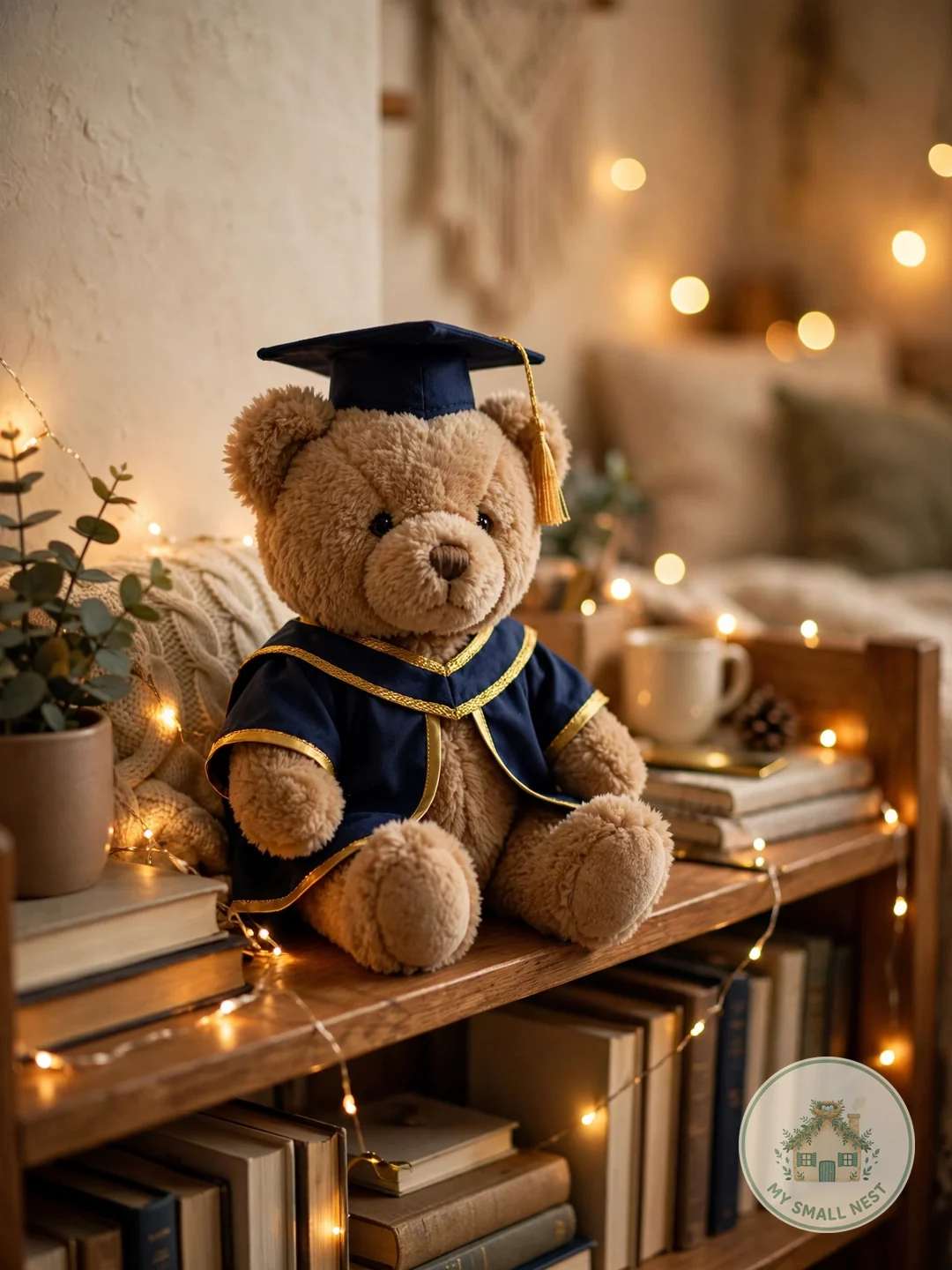 A Graduation Plush in School Colors - college graduation gifts