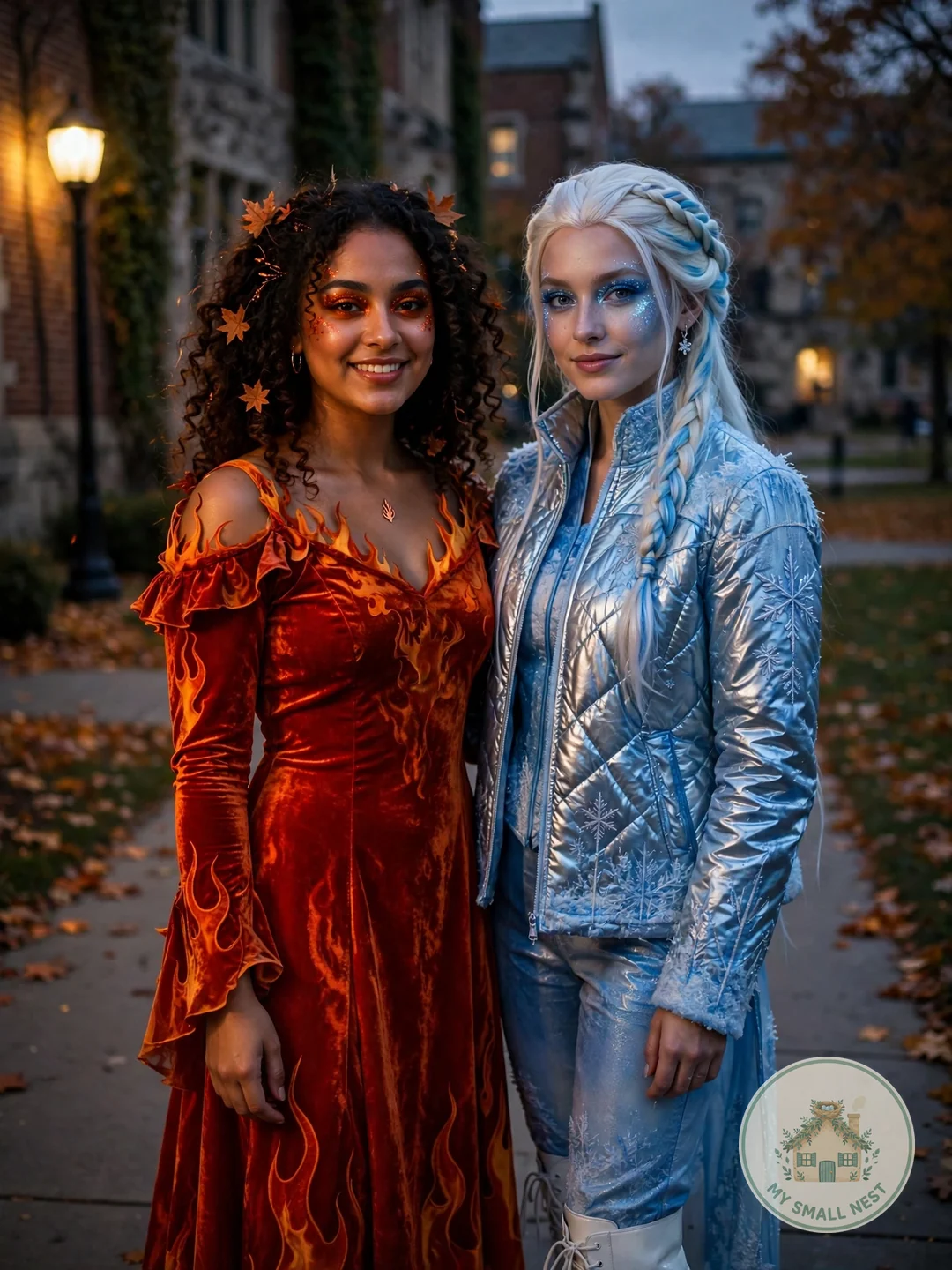 Fire and Ice Duo - college halloween costumes