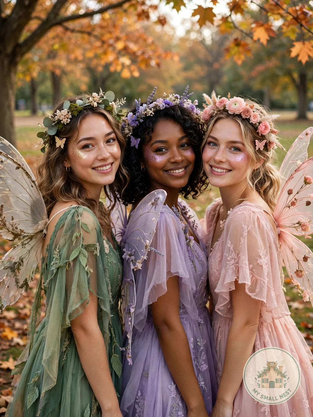 Woodland Fairy Squad - college halloween costumes