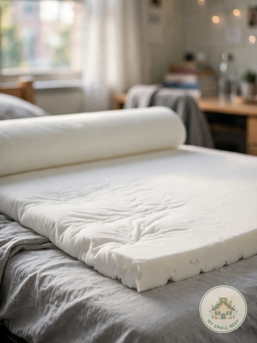Memory Foam Mattress Topper - dorm room essentials 2025