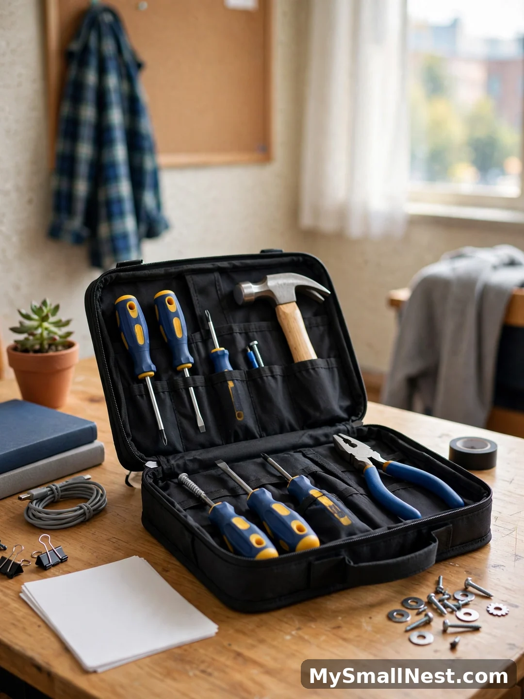 Keep a Basic Tool Kit Handy - dorm room essentials for guys