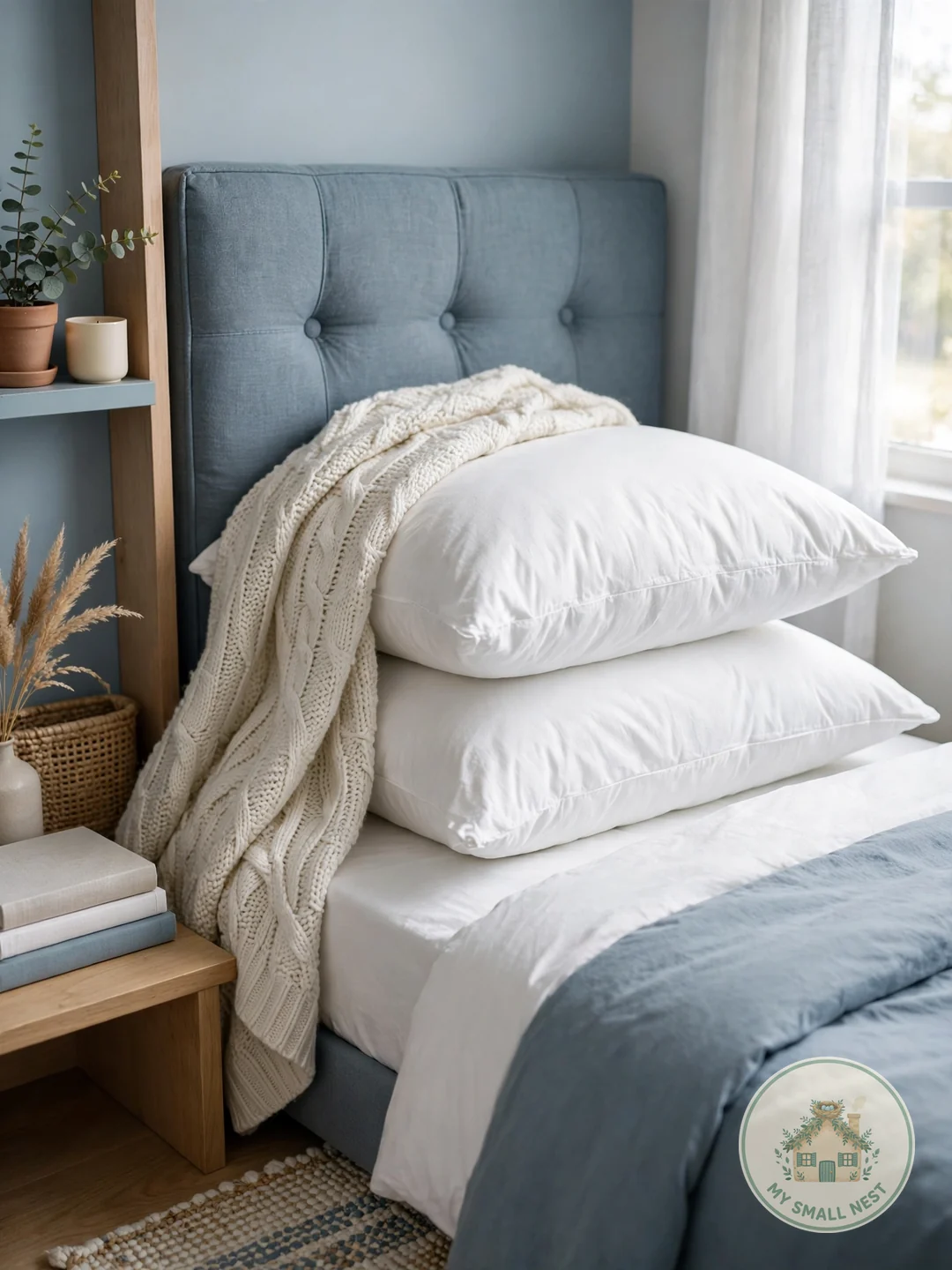 Supportive Medium-Firm Pillows - dorm room essentials freshman year
