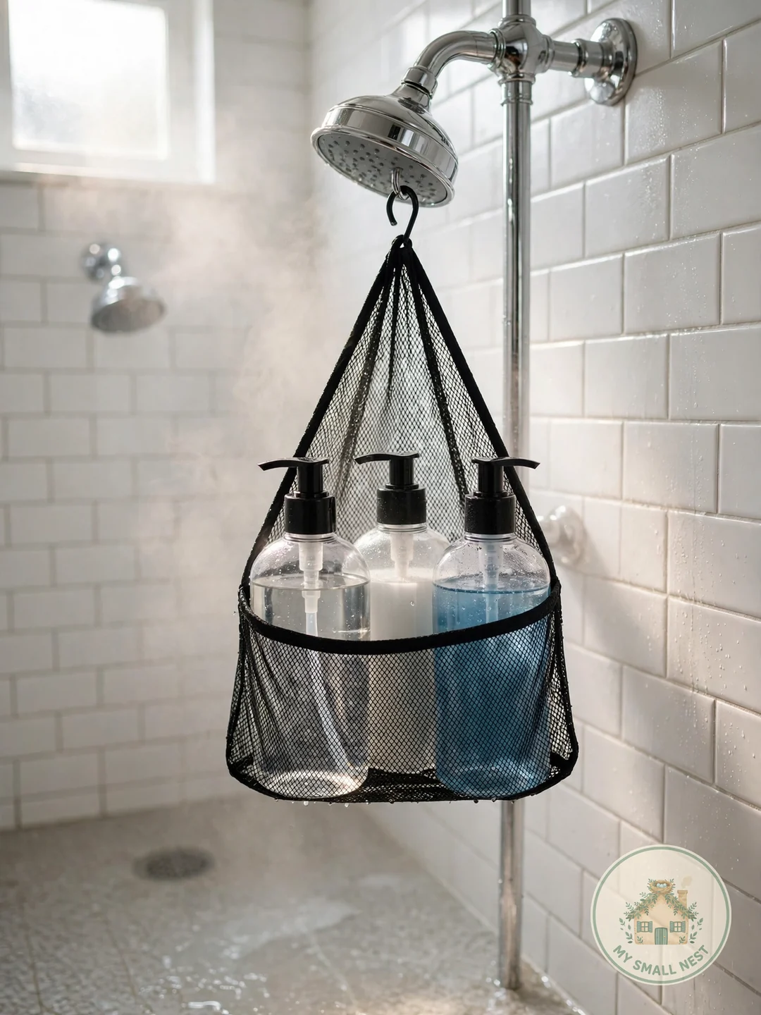 Mesh Shower Caddy - dorm room essentials freshman year