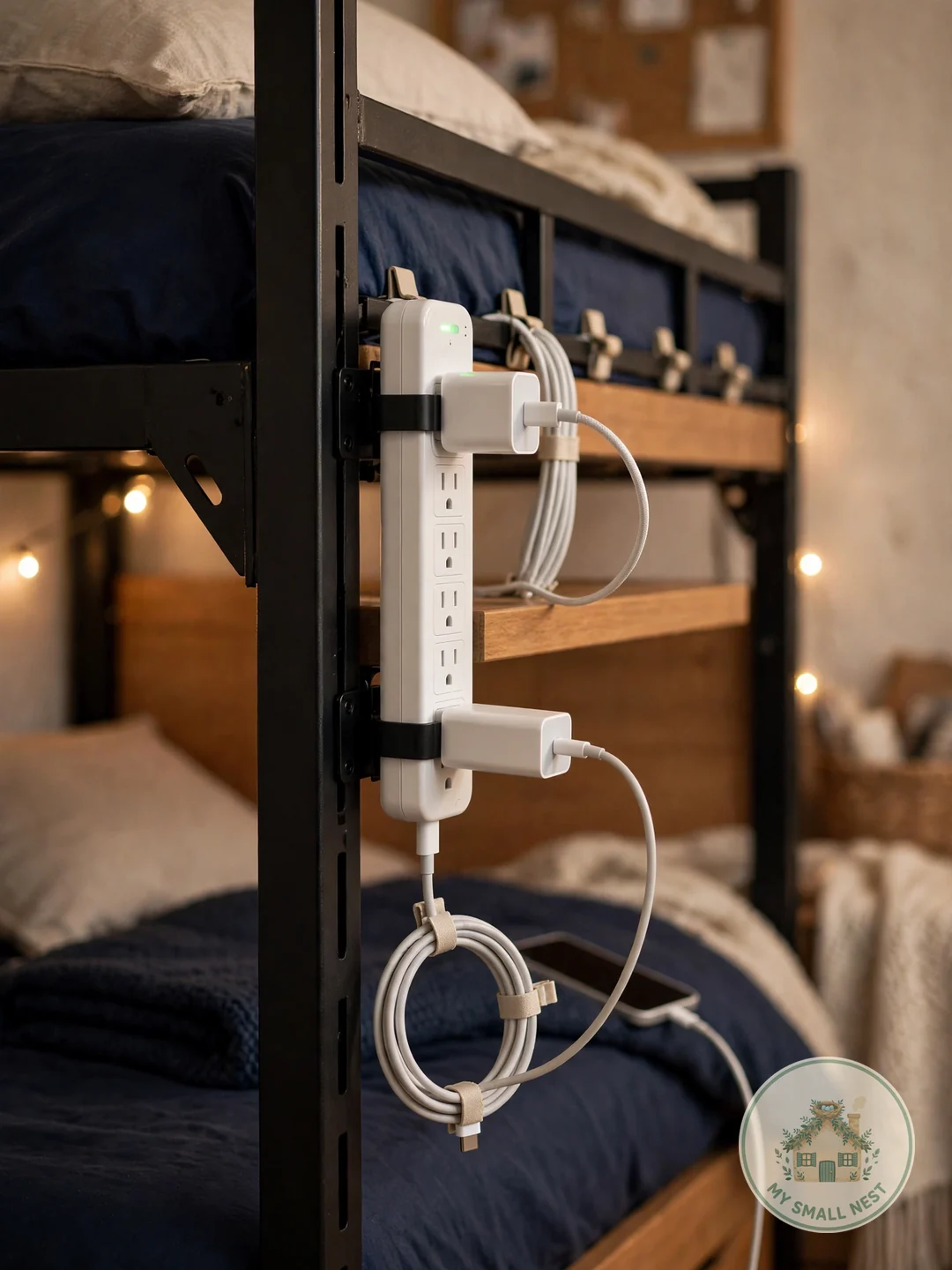 Surge-Protector Power Strip with a Long Cord - dorm room essentials freshman year