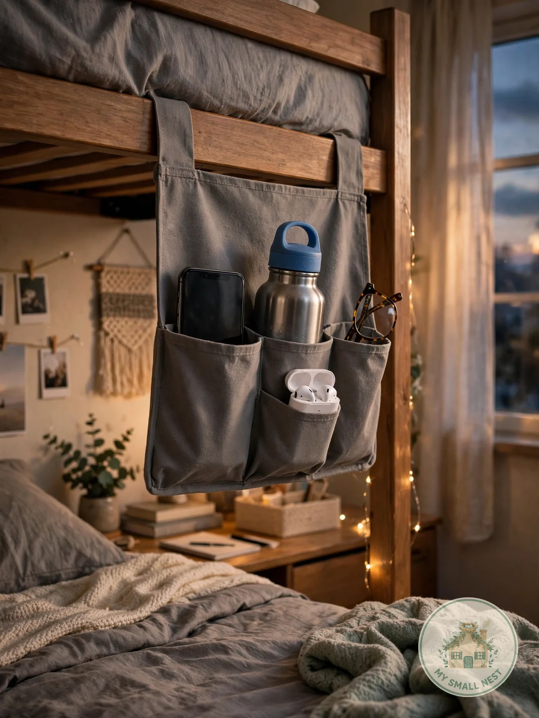 Bedside Storage Caddy - dorm room essentials freshman year