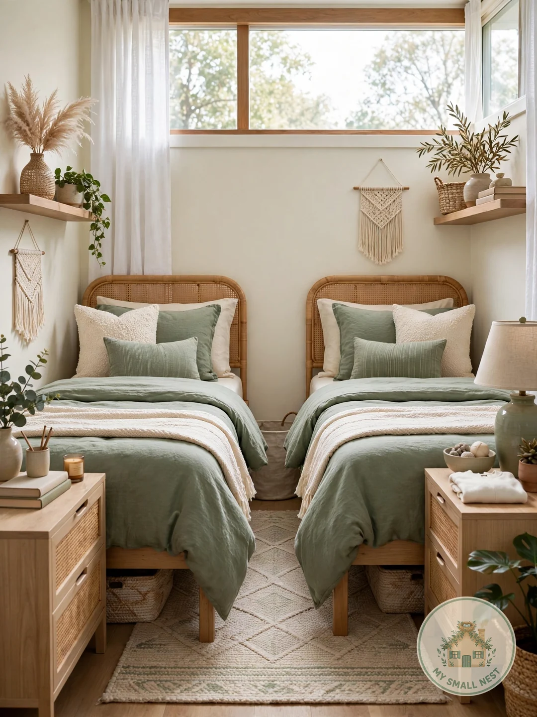 Coordinate With Your Roommate - dorm room inspo