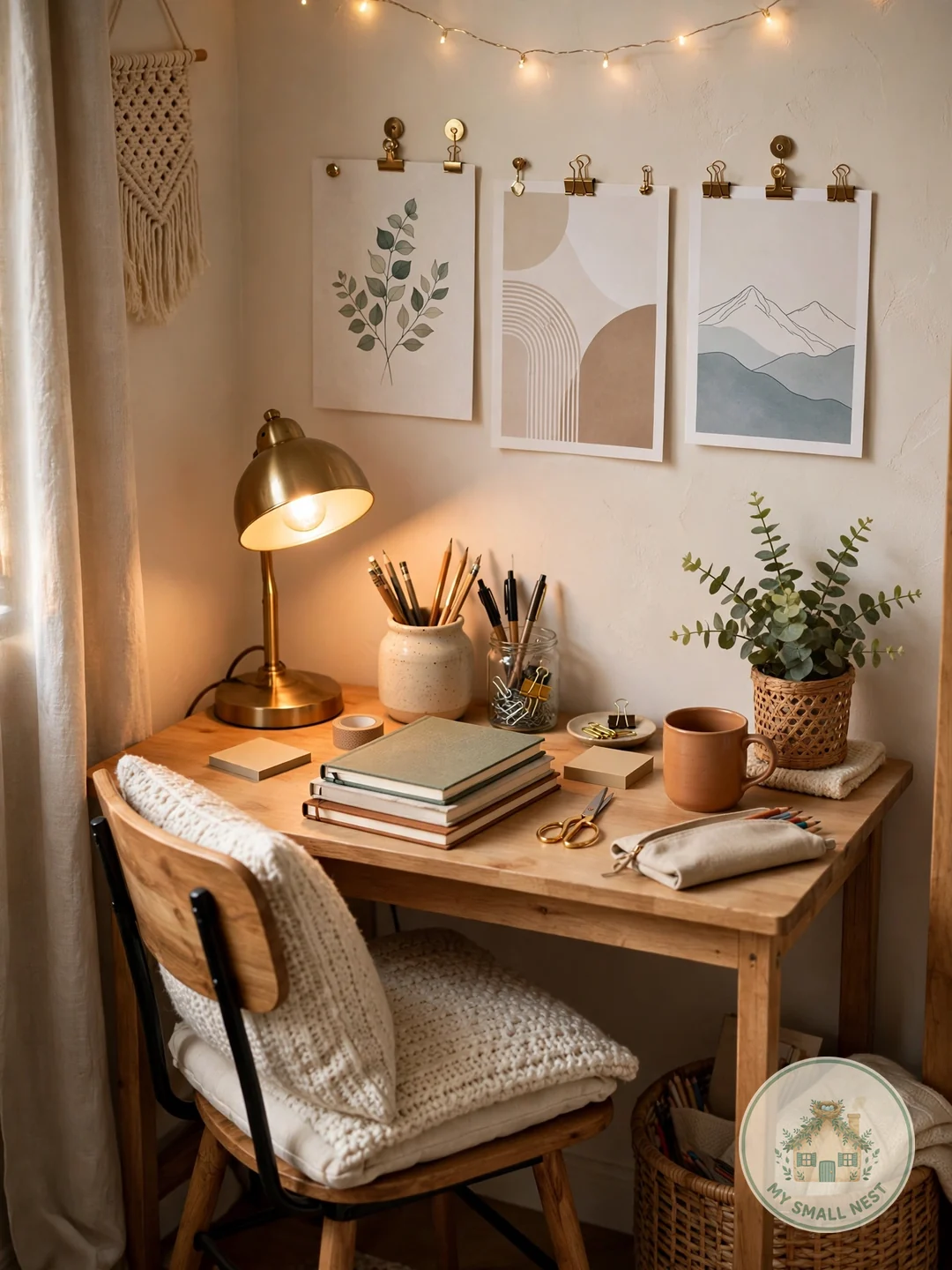 Create a Cozy Study Nook - dorm room inspo