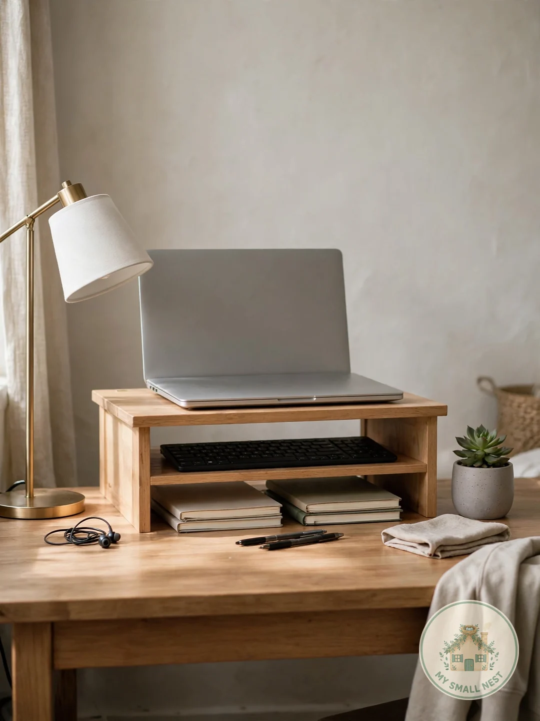 Grid Wall Panel or Pegboard Above Your Desk - dorm room organization ideas