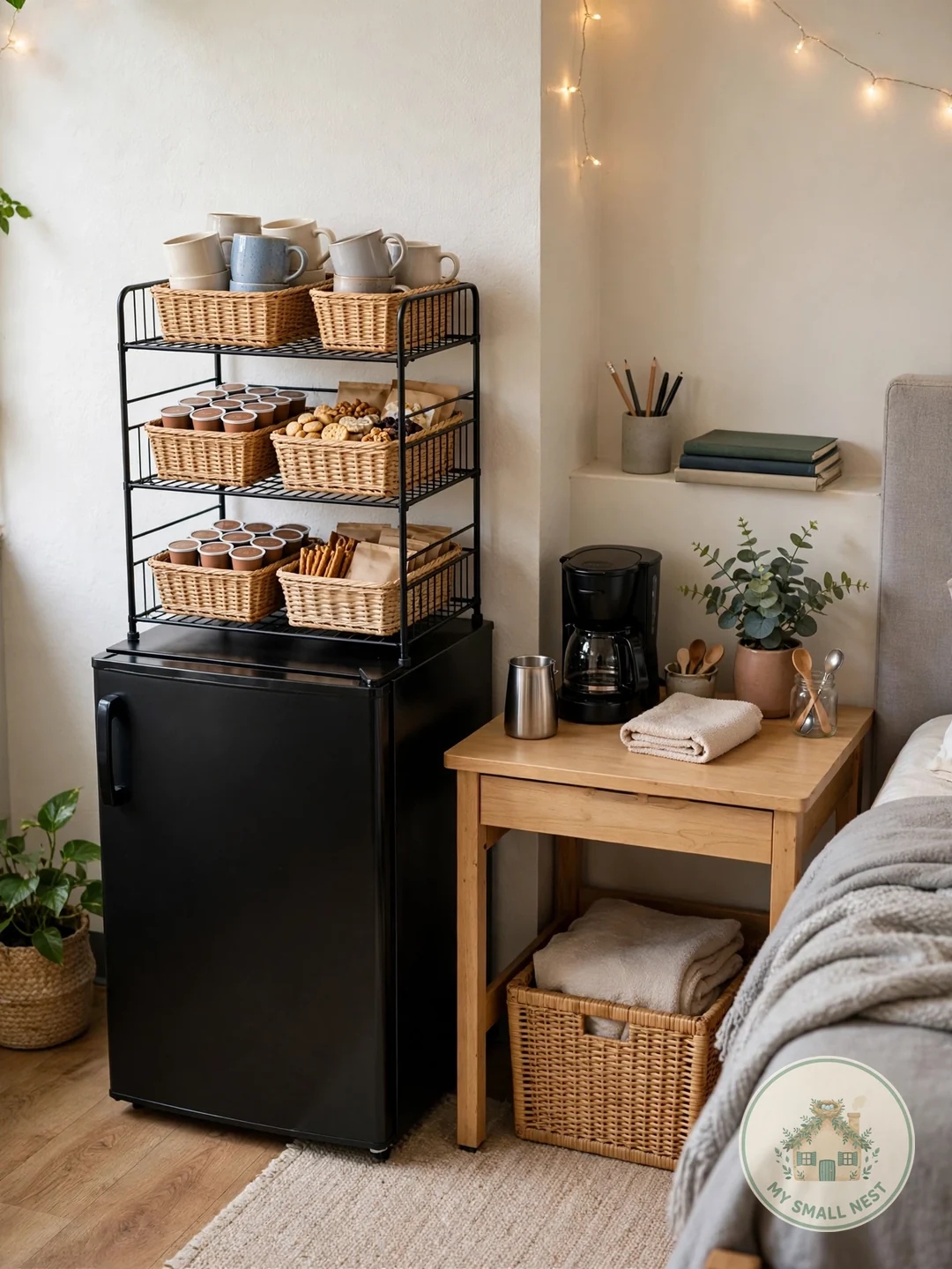 3-Tier Rolling Utility Cart - dorm room organization ideas