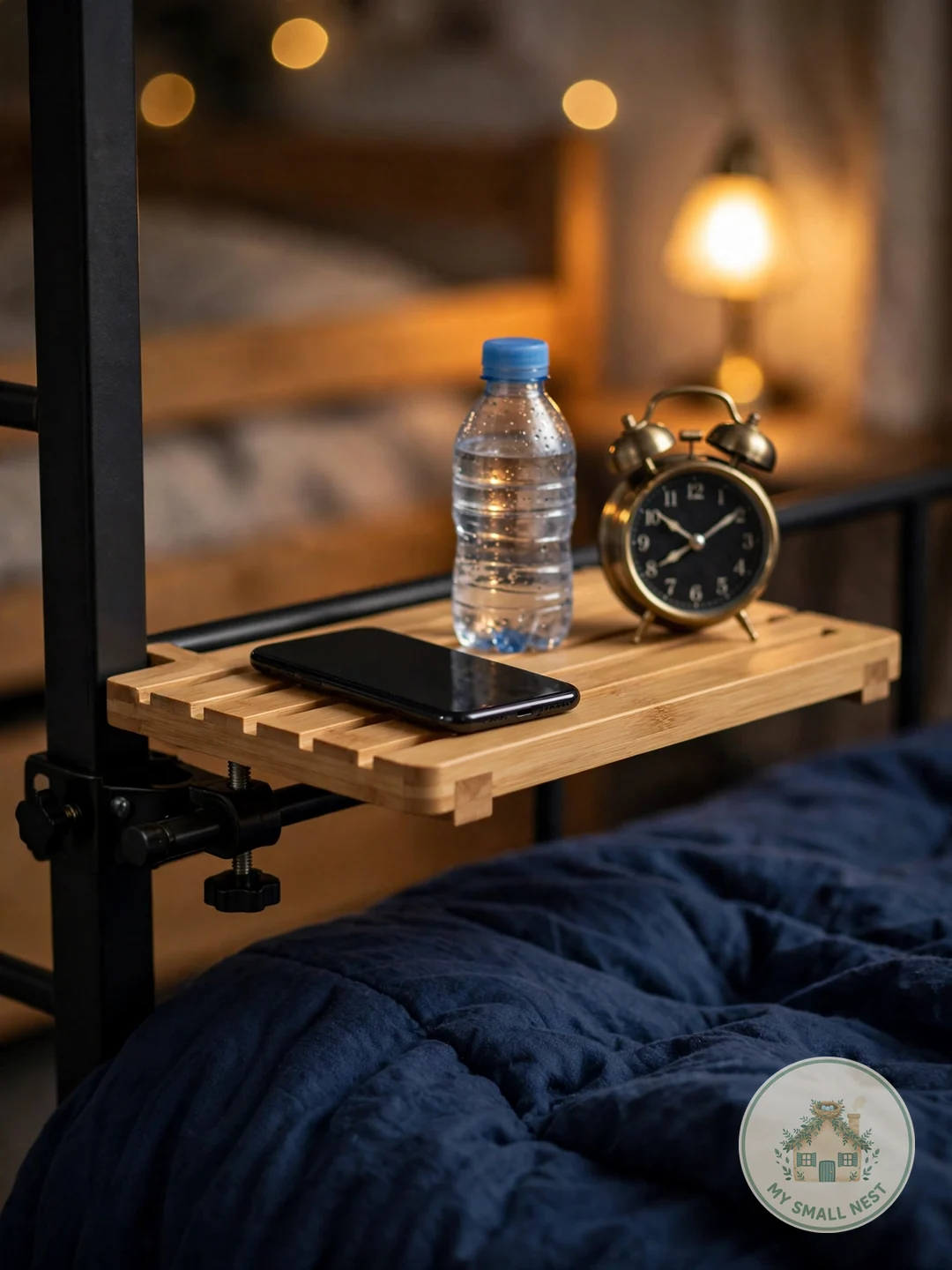 Clip-On Bedside Shelf - freshman dorm supplies