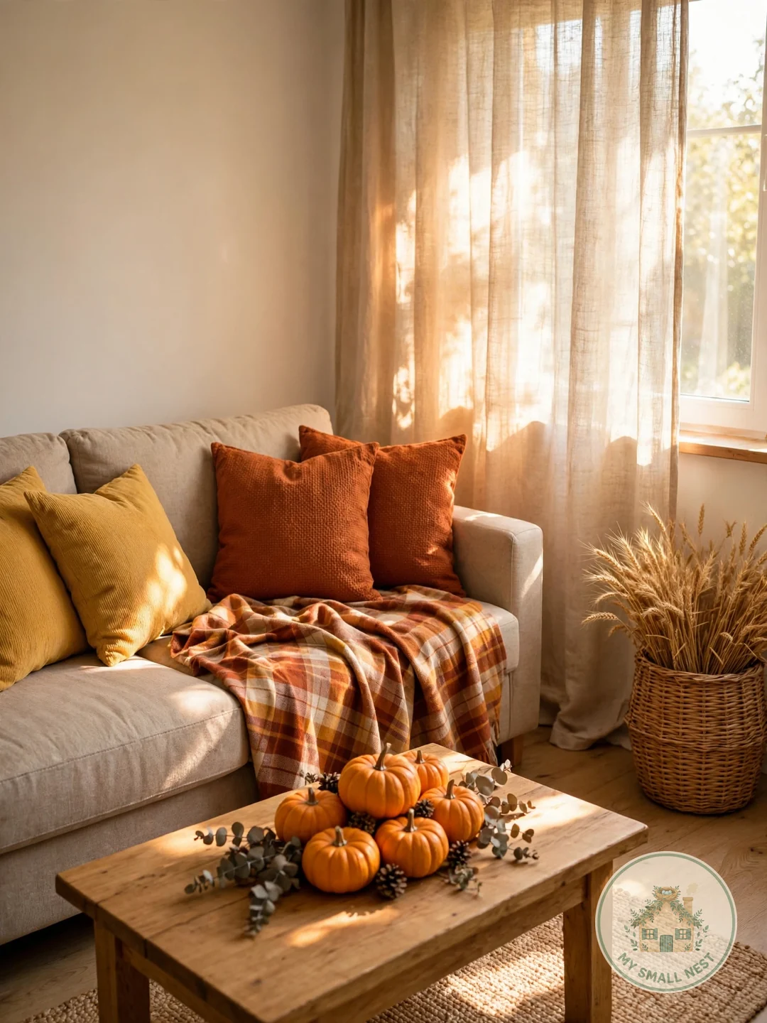 Fall Living Room Decor Ideas on a Budget