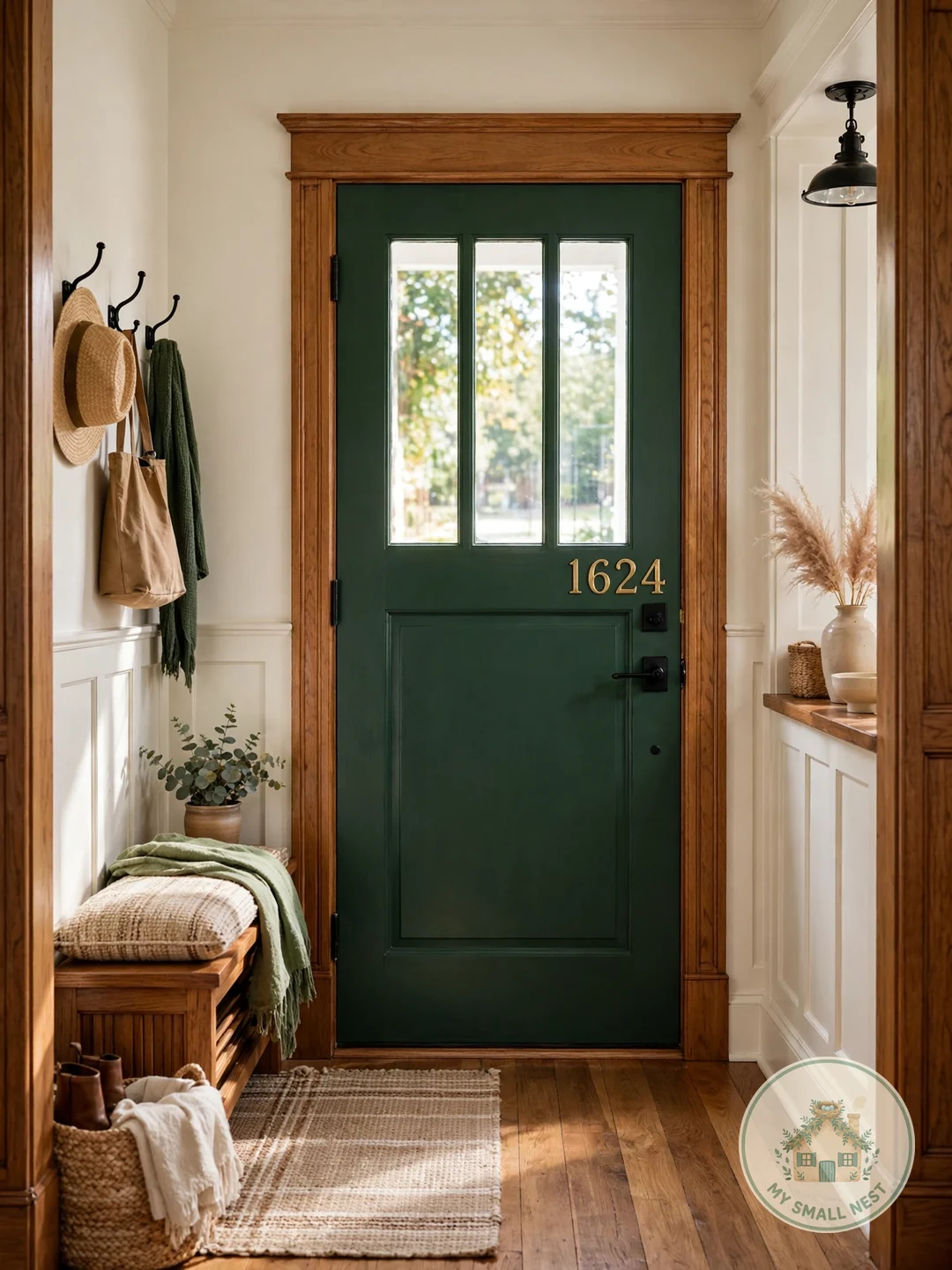 A Fresh Coat of Door Paint - front door decor