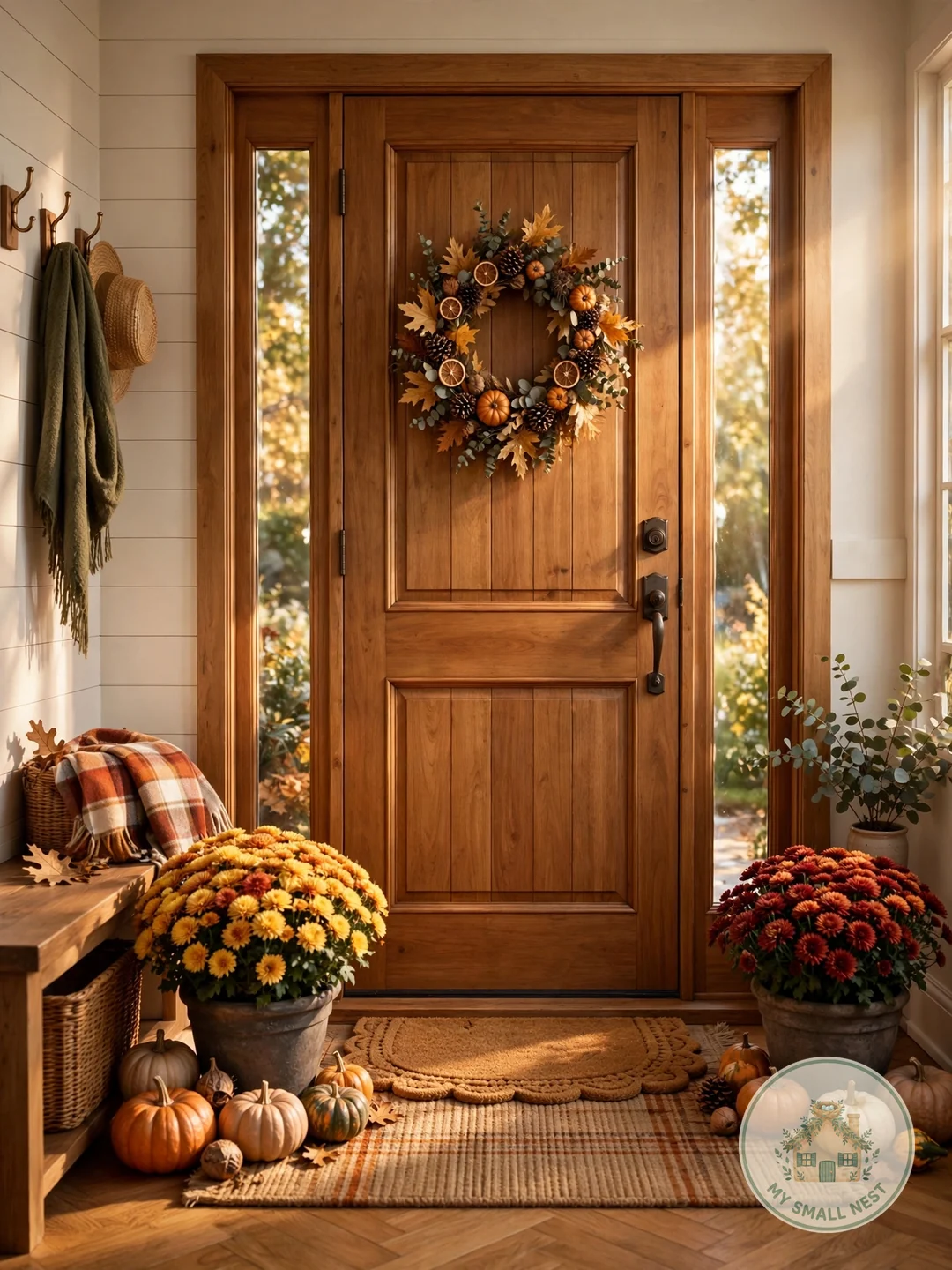 Seasonal Swaps in Minutes - front door decor