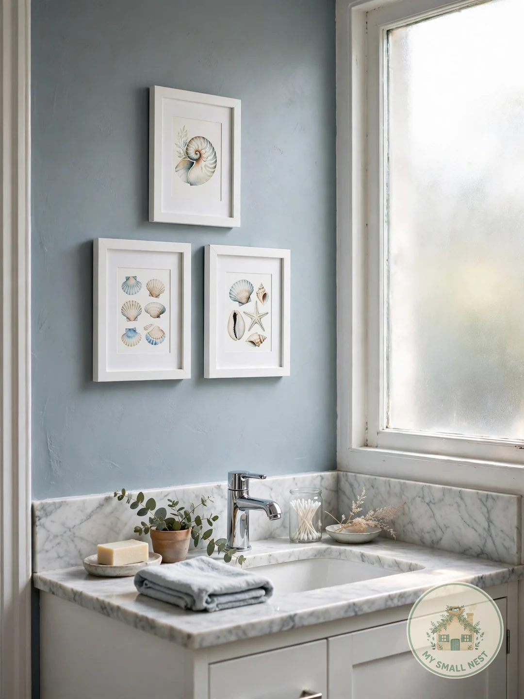 Mini Gallery for Closet-Sized Walls - gallery wall ideas