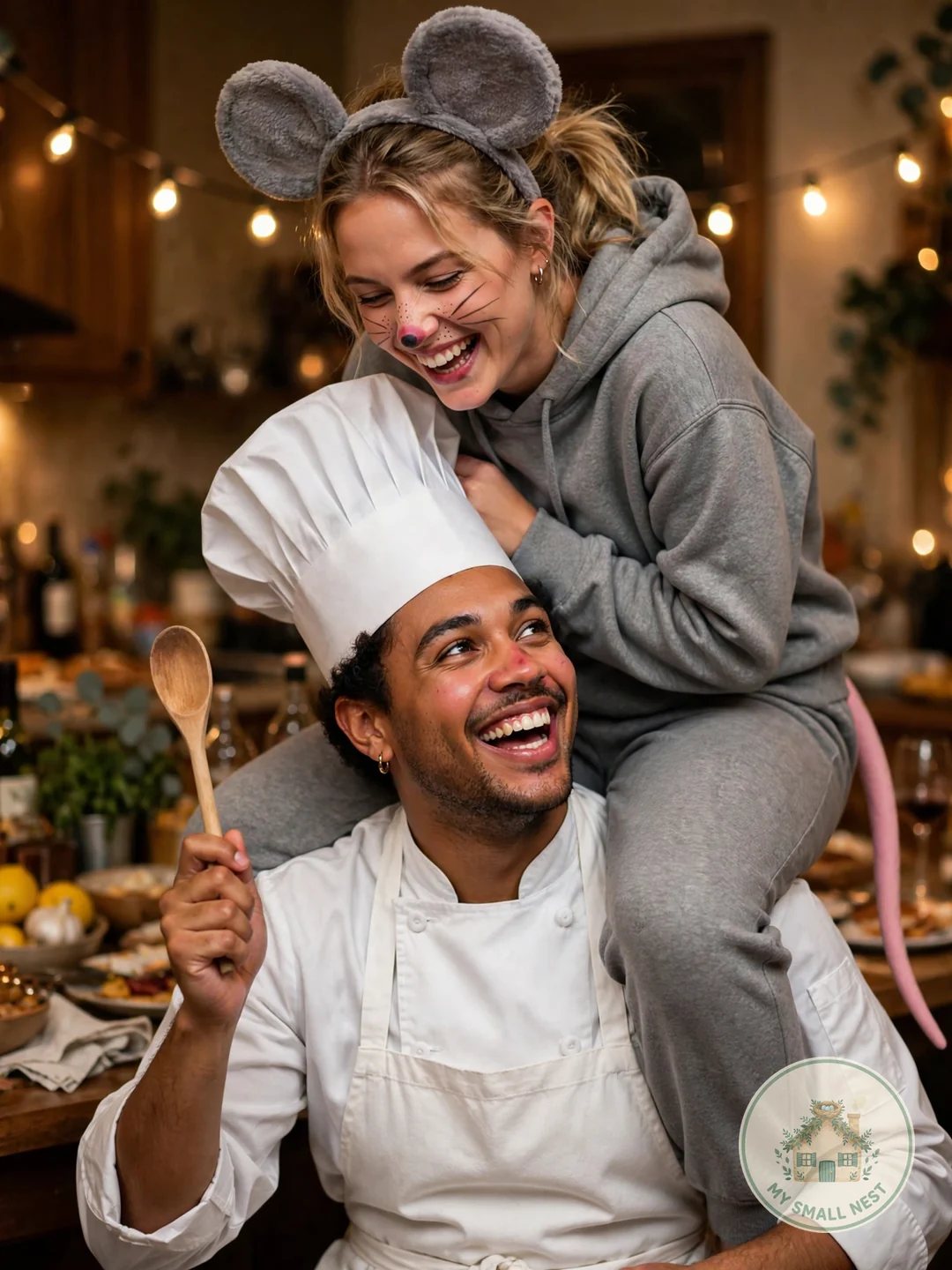 Ratatouille Chef and Remy Duo - halloween costumes for college students