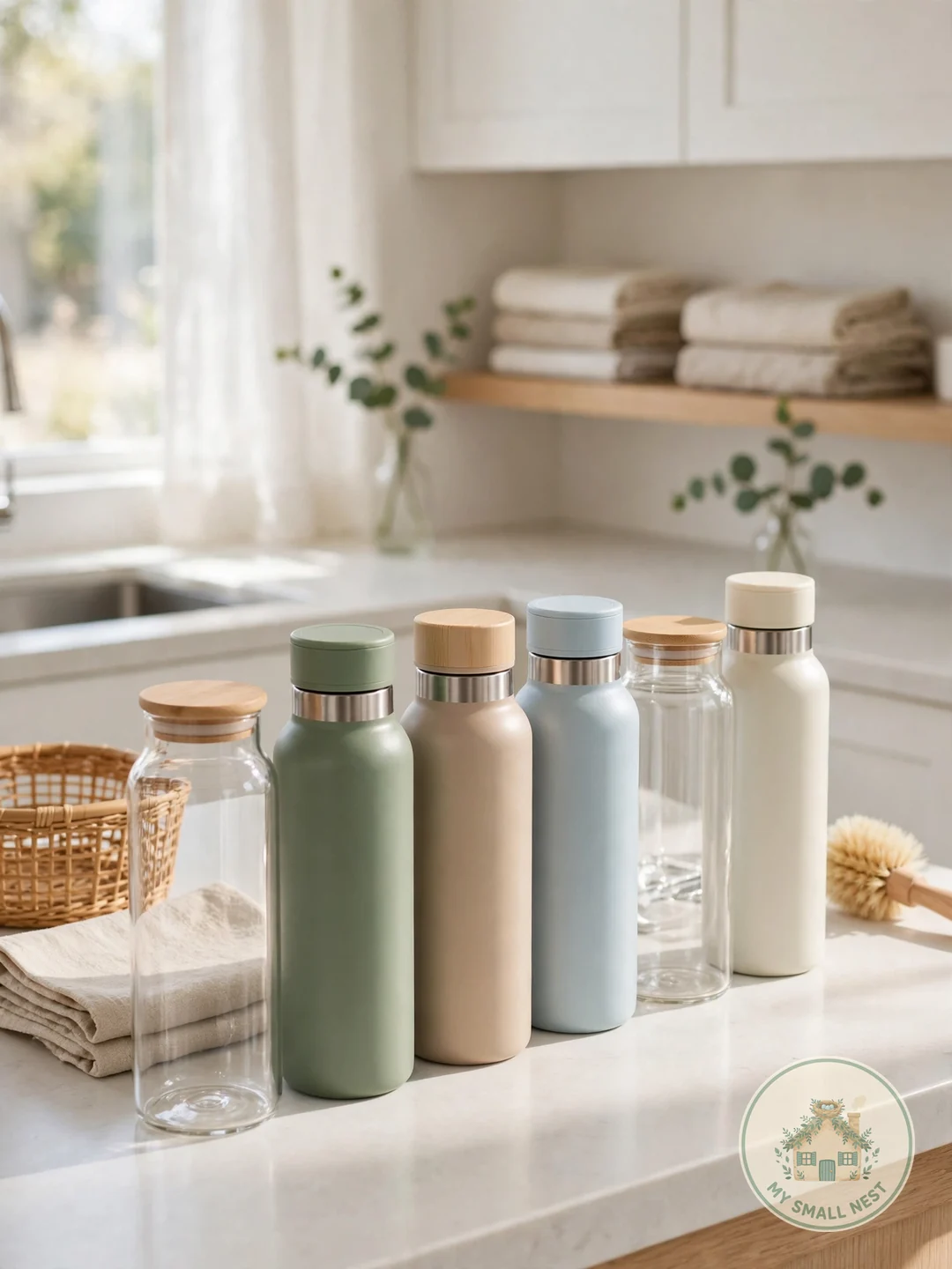 Purge Orphans and Duplicates First - organize water bottles