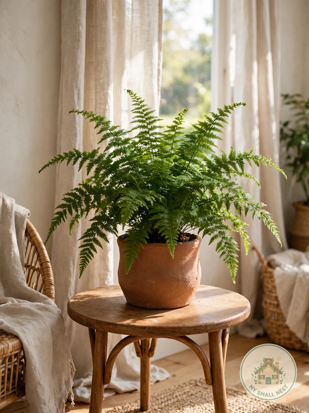 Sculptural Potted Plant - round table centerpiece ideas