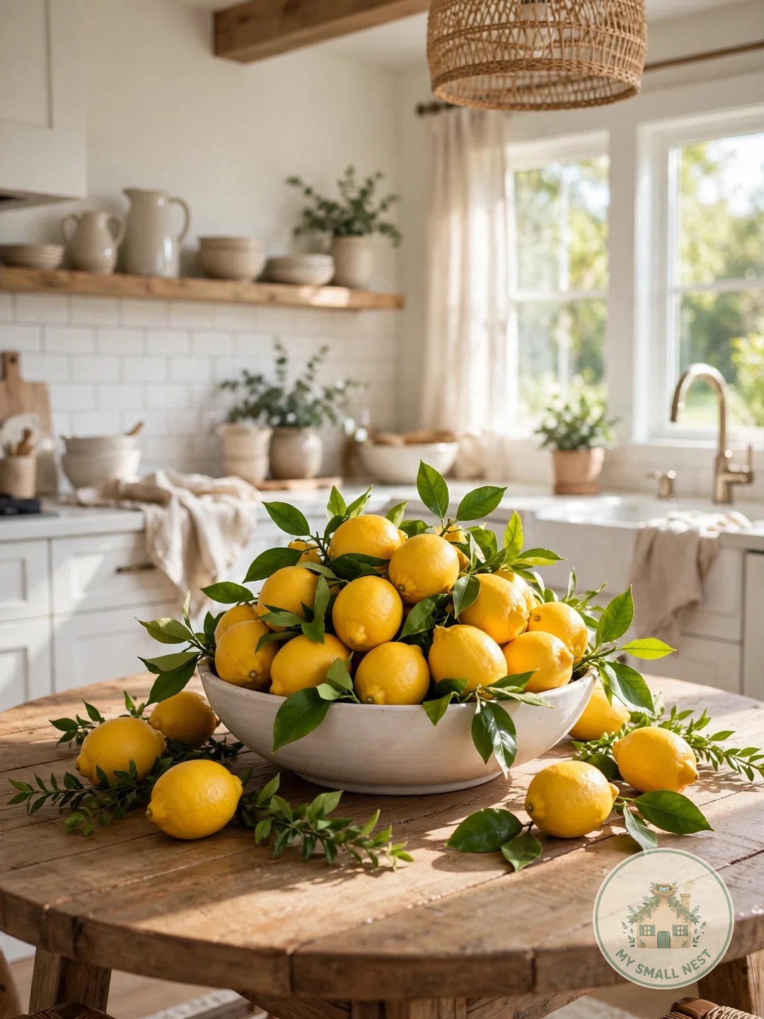 Abundant Seasonal Fruit Bowl - round table centerpiece ideas