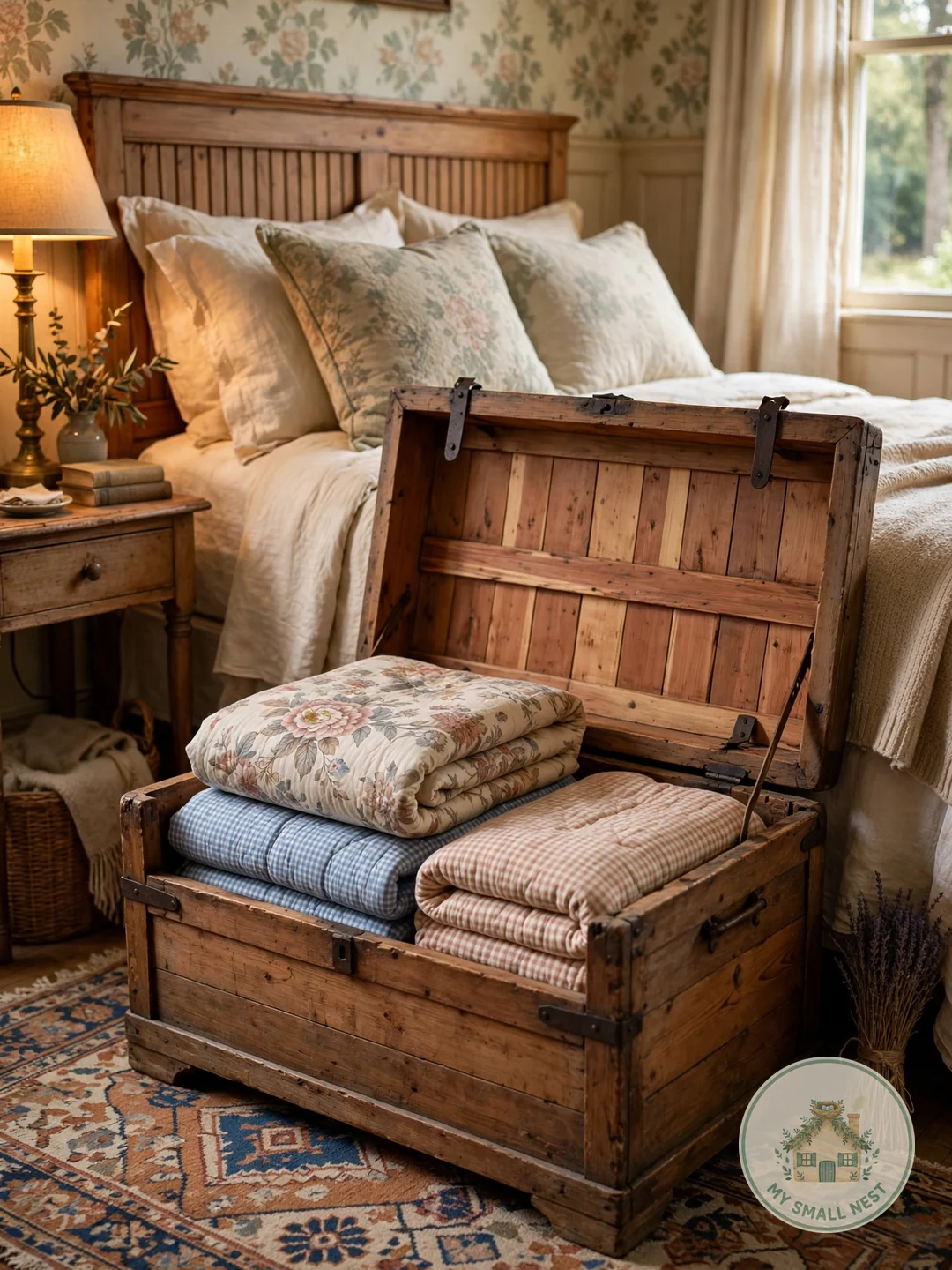 Invest in a Classic Blanket Chest - blanket storage ideas