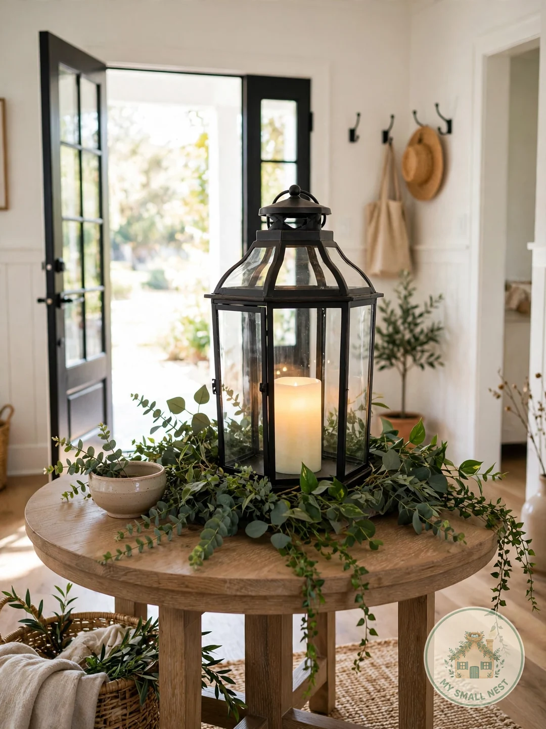Glowing Lantern Display - round table centerpiece ideas