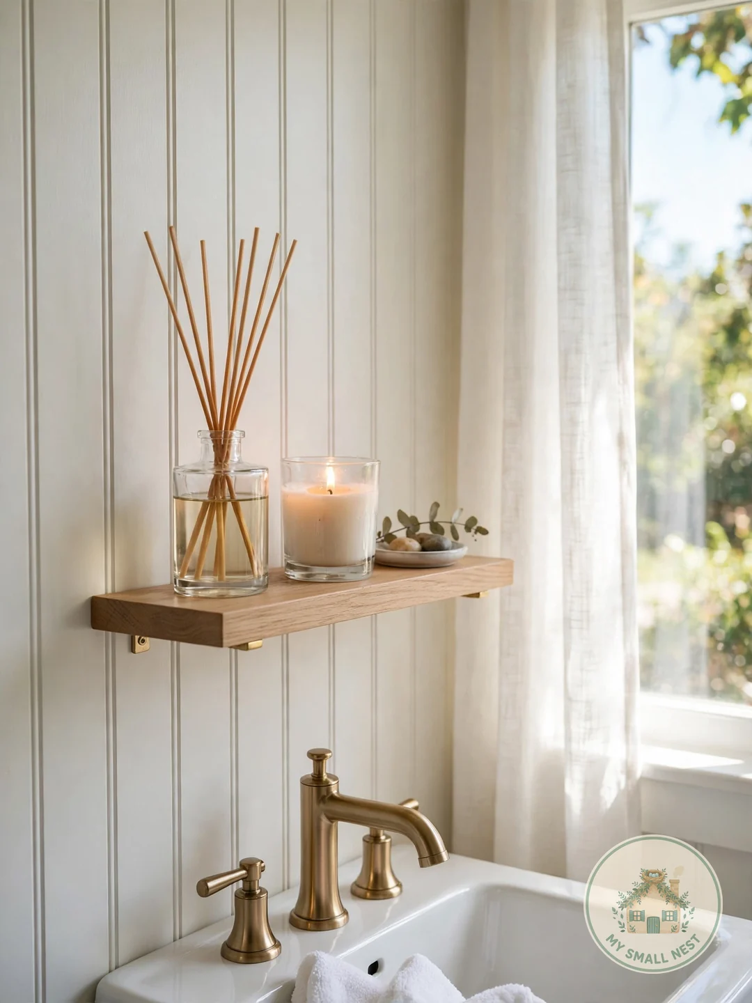 Add a Signature Scent - half bath decor ideas