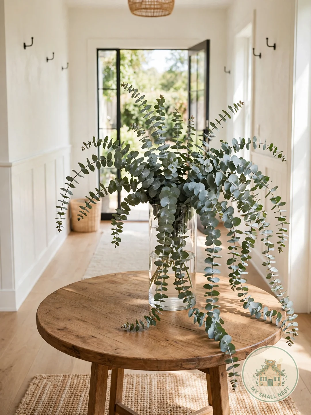 Fresh Eucalyptus and Greenery Stems - round table centerpiece ideas