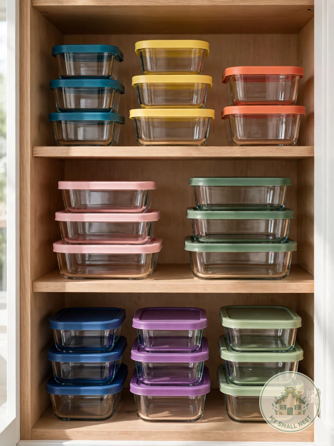 Migrate Stain-Prone Storage to Glass - organize tupperware