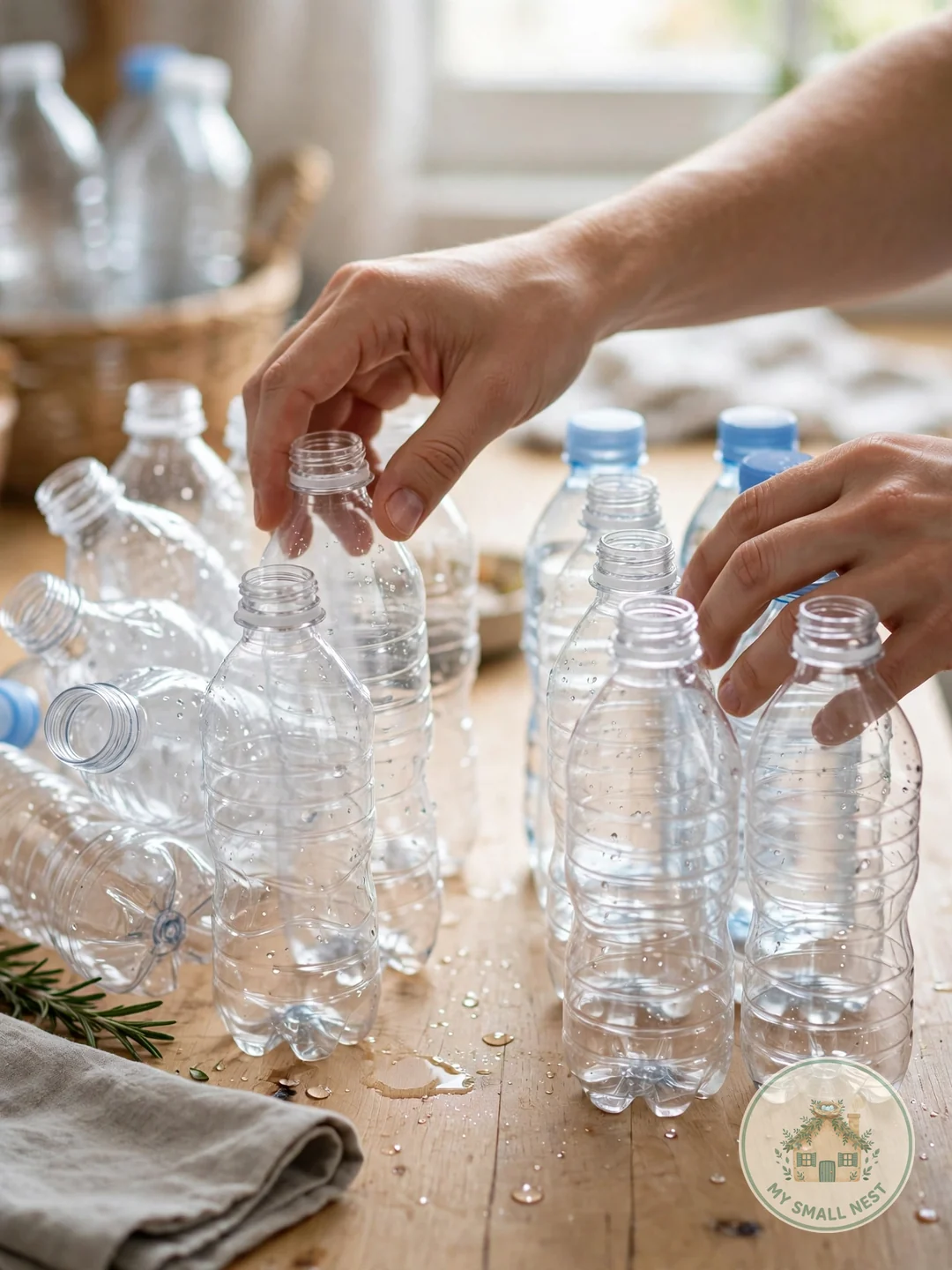 Audit the Collection Quarterly - organize water bottles