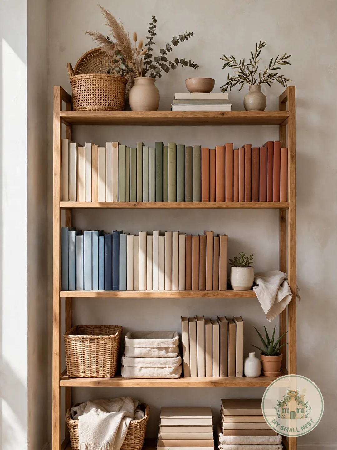 Smart Book Organization System - apartment library ideas