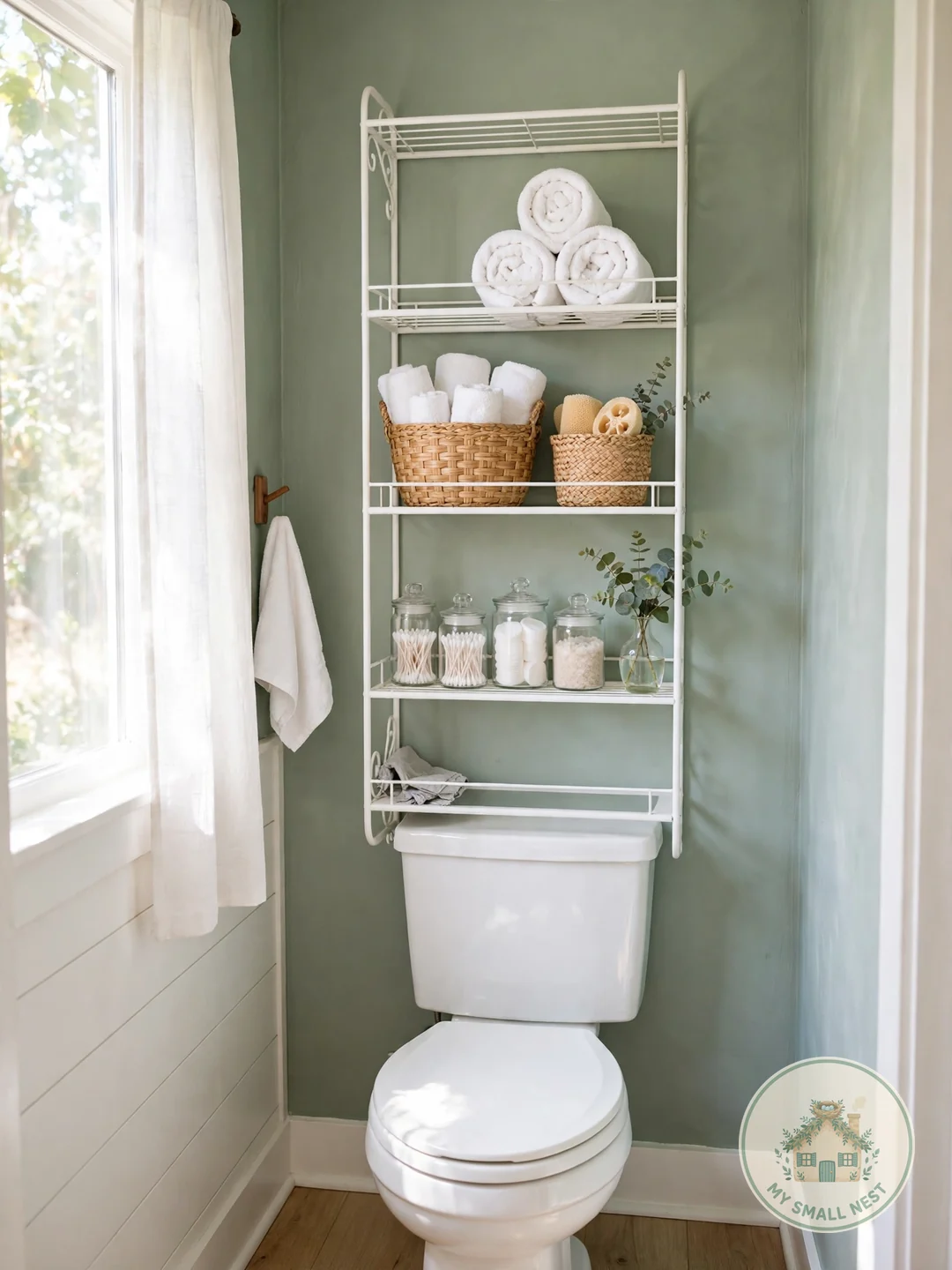 Over Toilet Storage Ideas for Small Bathrooms