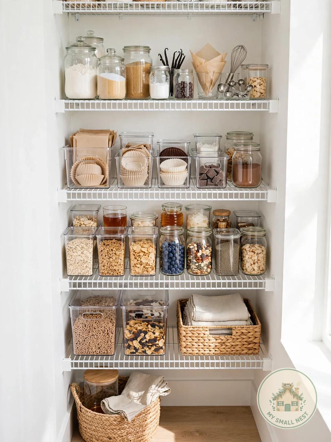 Zone Your Pantry Like a Store - pantry organization