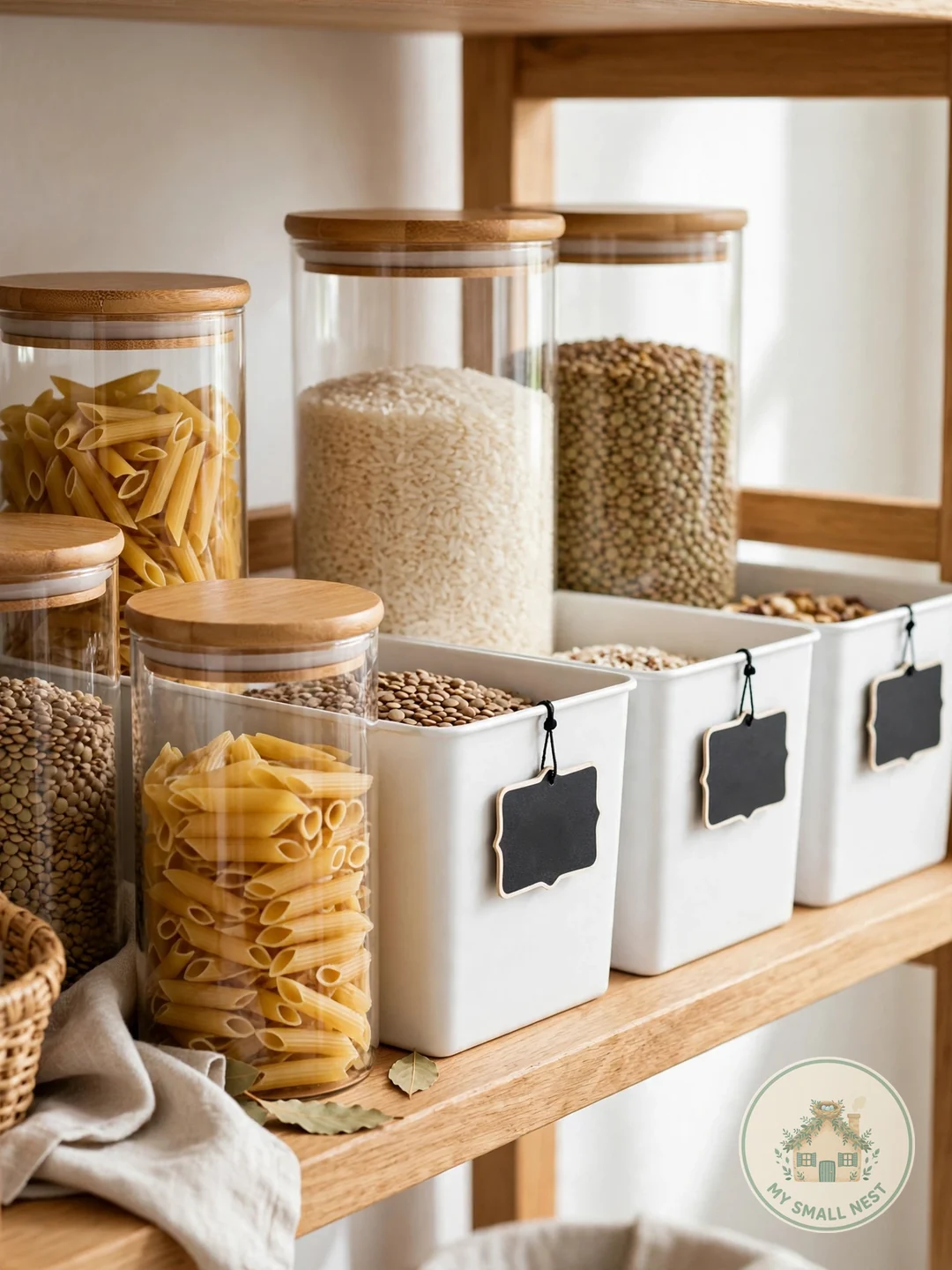 DIY Chalkboard Labels - pantry organization