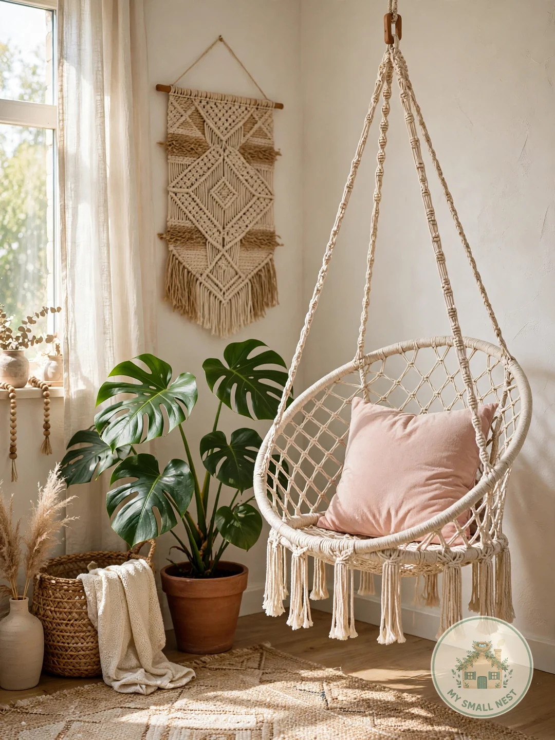 A Hanging Hammock Chair - reading nook ideas