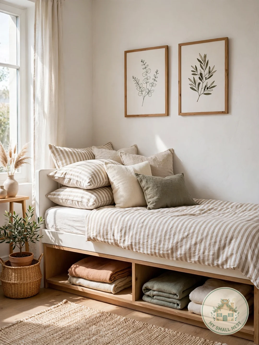 Daybed With Hidden Storage - reading nook ideas