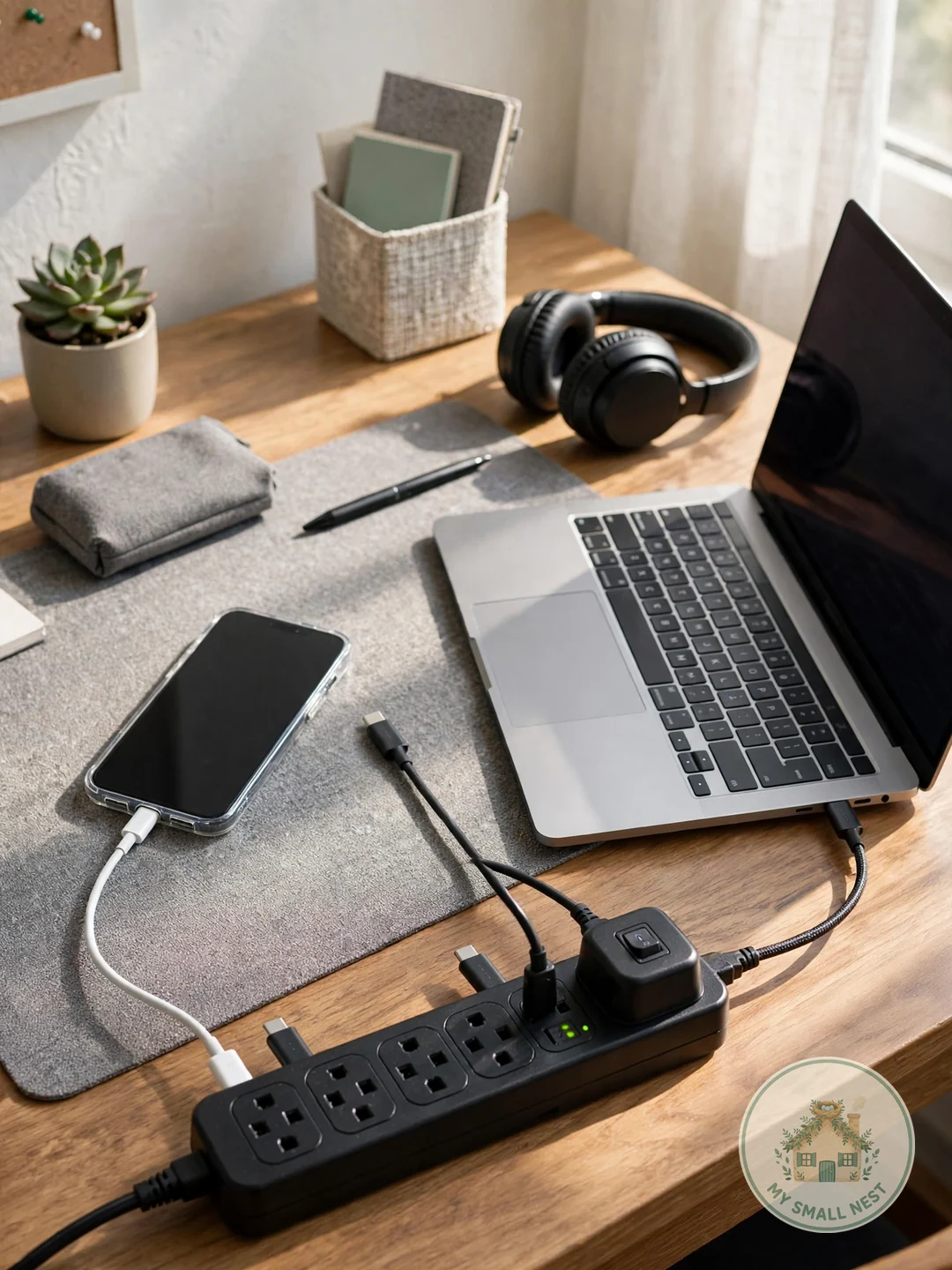 Power Everything from One Strip - dorm room essentials