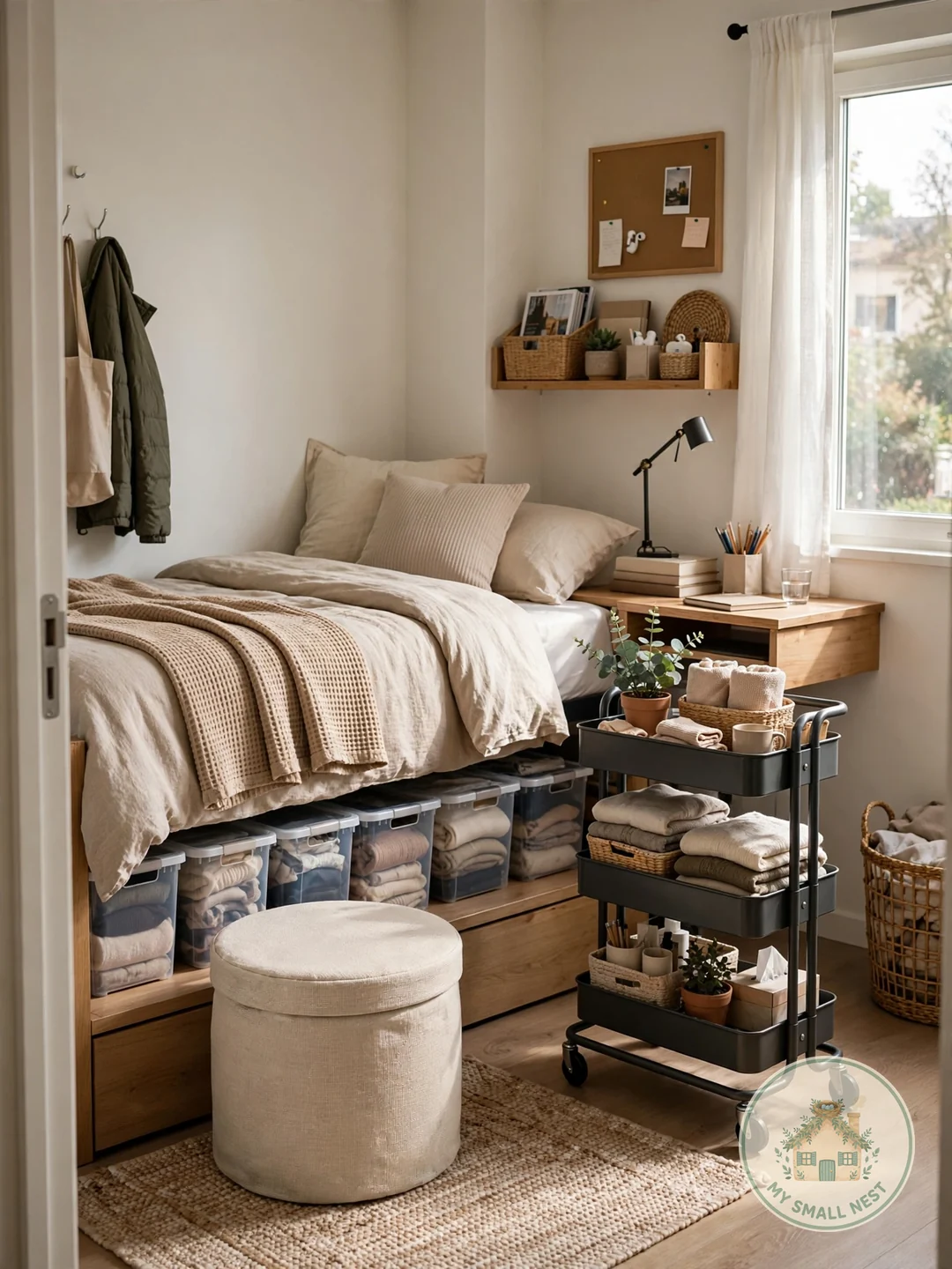 Multiply Space with Smart Storage - dorm room essentials