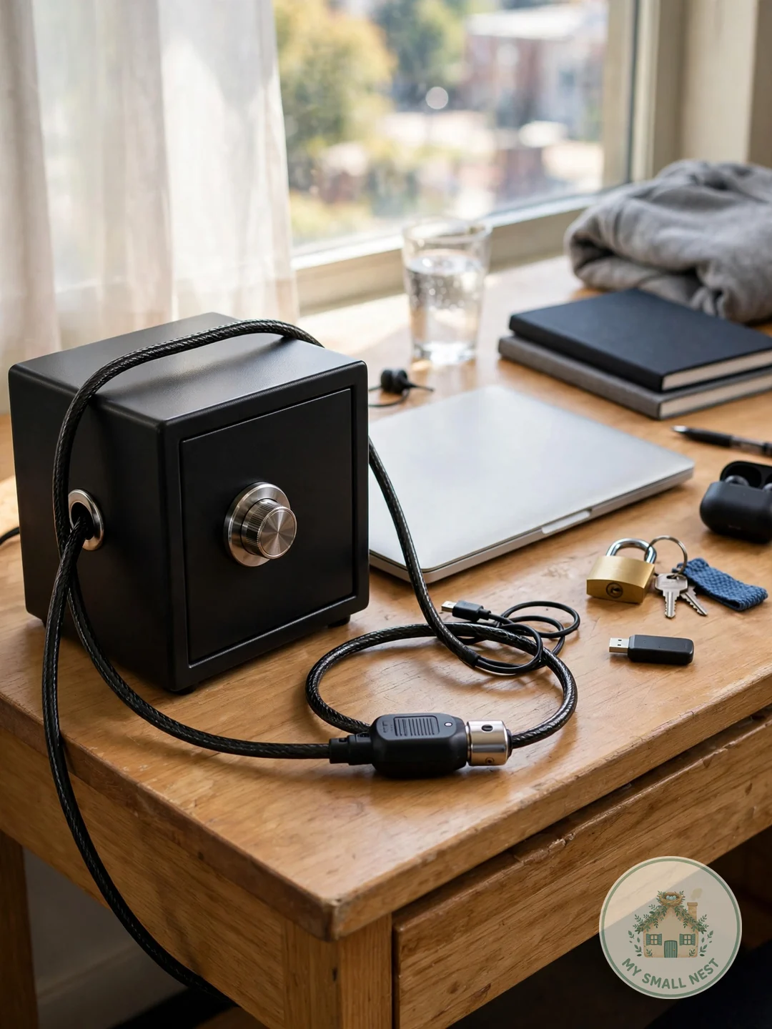 Lock Up Valuables with a Dorm Safe - dorm room essentials