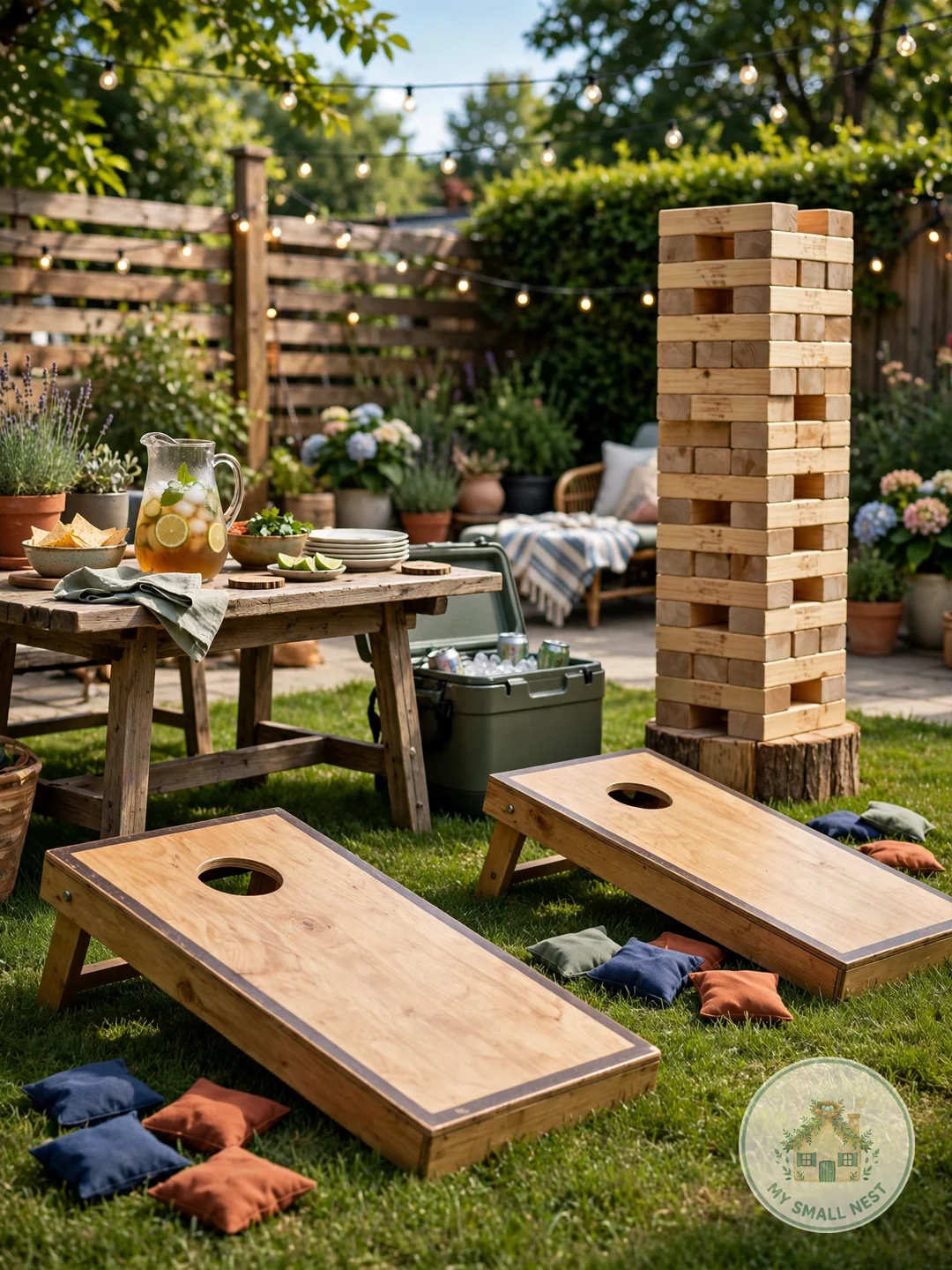 Set Up a Lawn Games Tournament - backyard party ideas