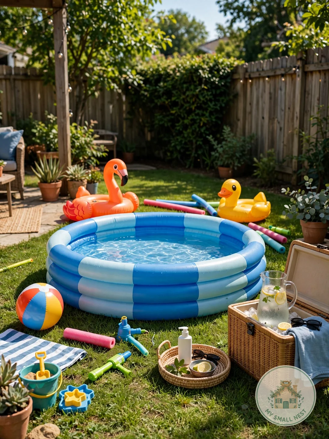 Cool Off with a Splash Zone - backyard party ideas