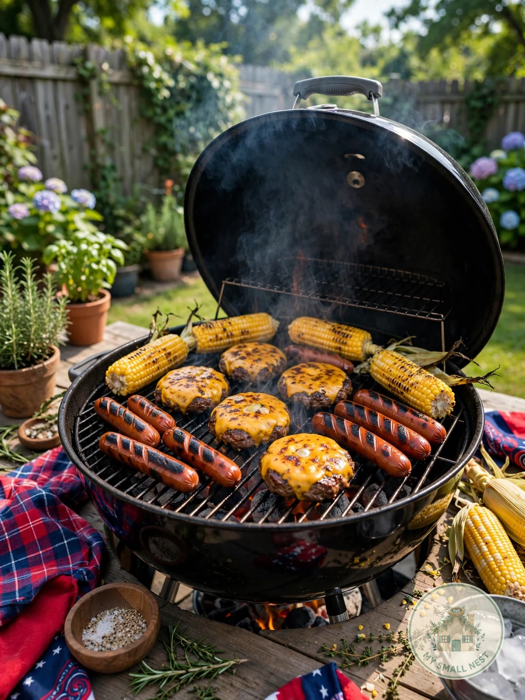 Fire Up the Classic BBQ Spread - fourth of july outdoor party ideas