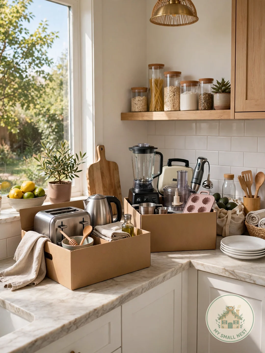 Audit and Declutter Yearly - small appliance organization ideas