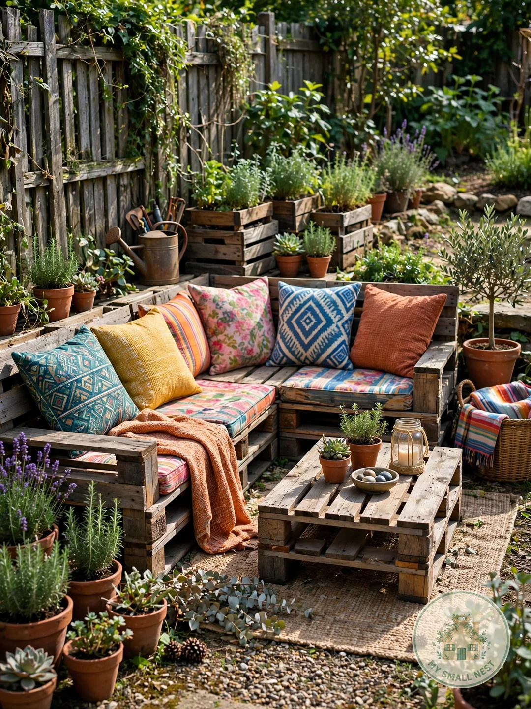 Pallet Furniture Builds - backyard ideas on a budget