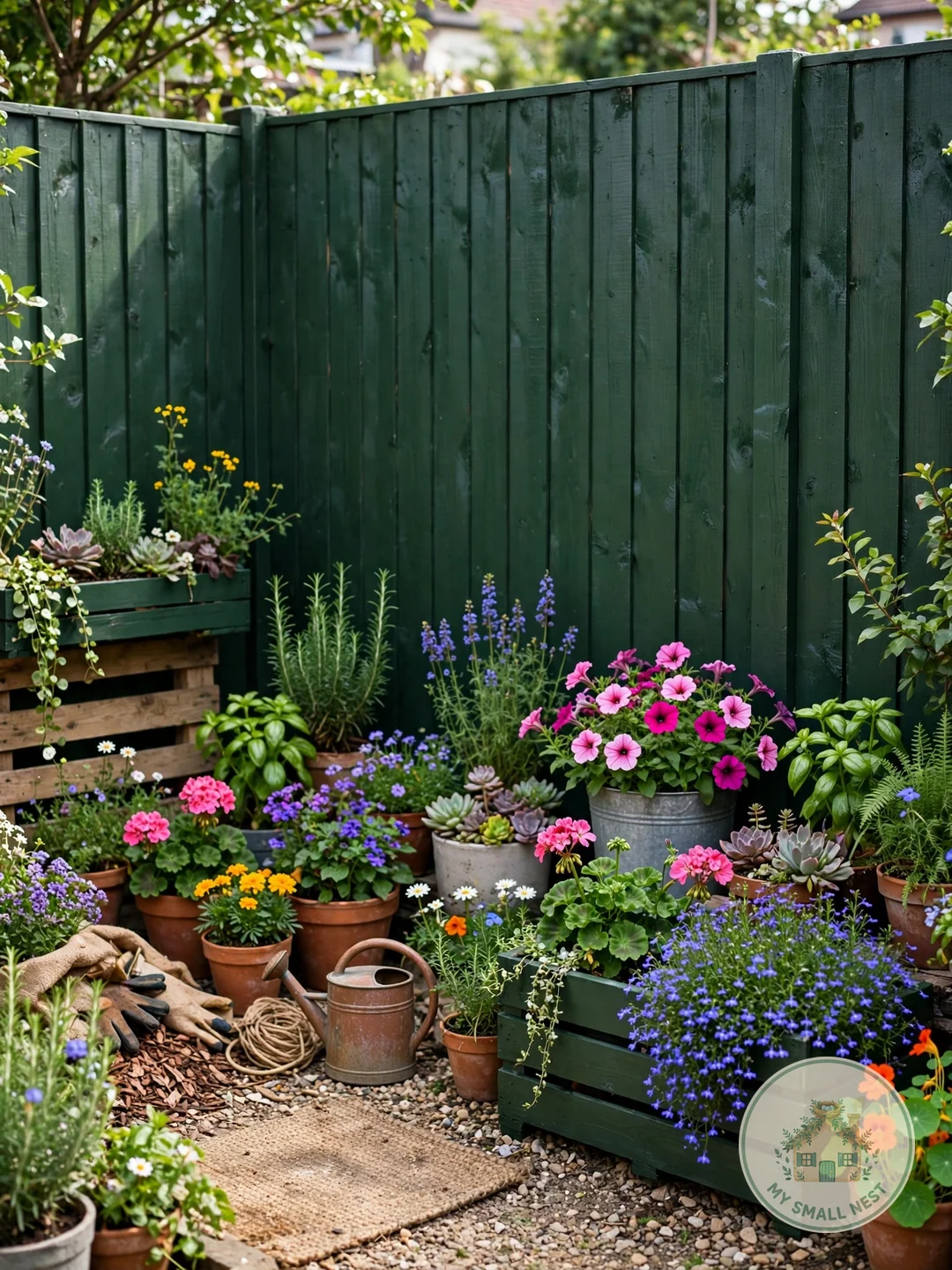 Paint What You Have - backyard ideas on a budget