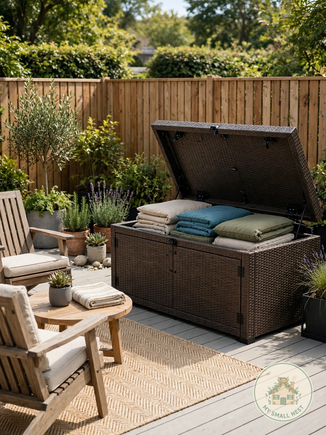 Smart Outdoor Storage - backyard ideas on a budget